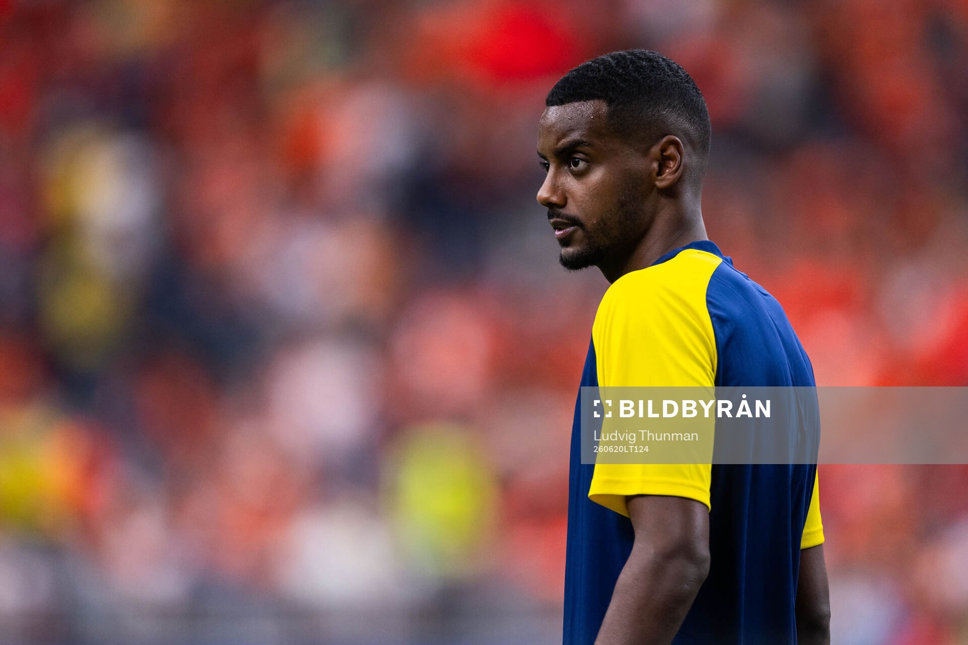 Alexander Isak of Sweden