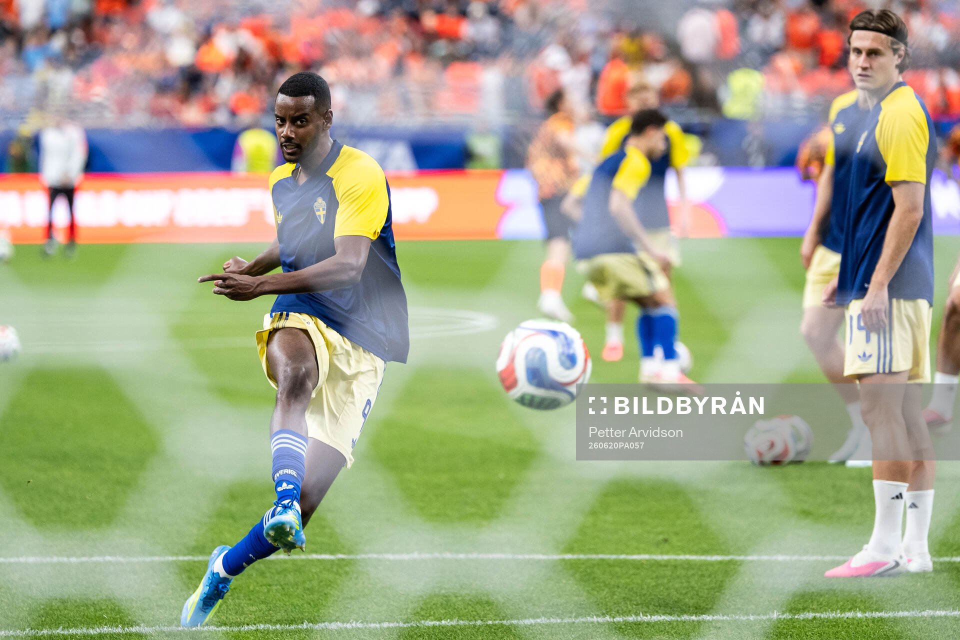 Alexander Isak of Sweden