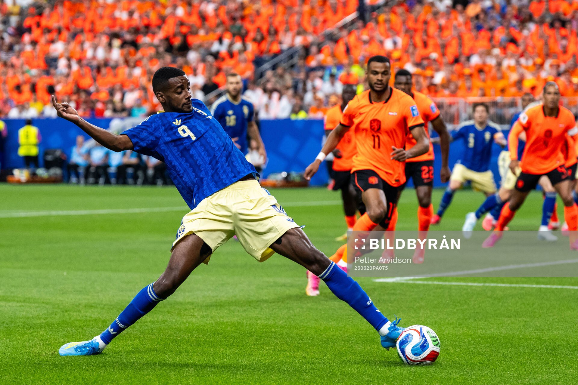 Alexander Isak of Sweden