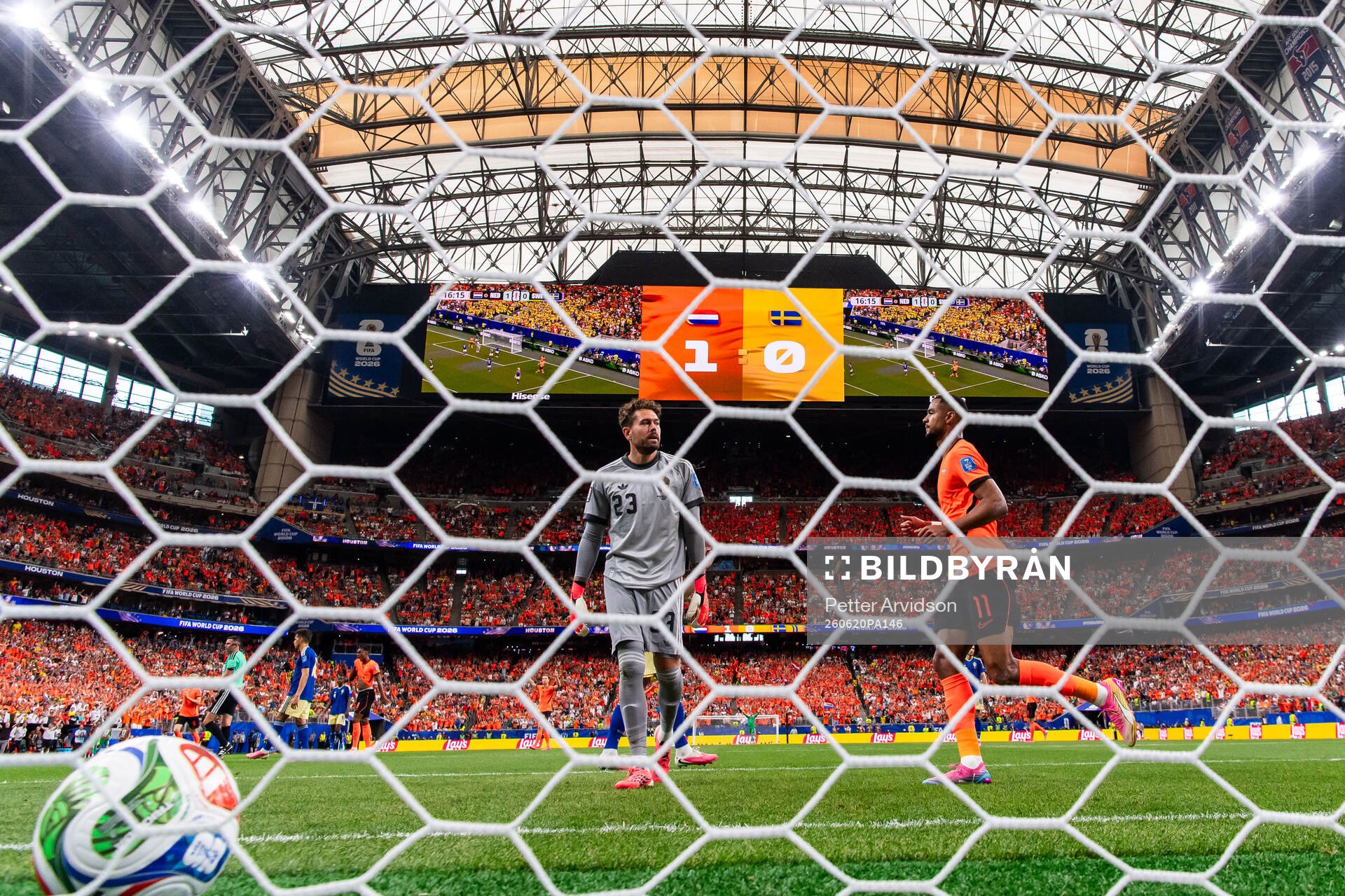Goalkeeper Kristoffer Nordfeldt of Sweden looks dejected
