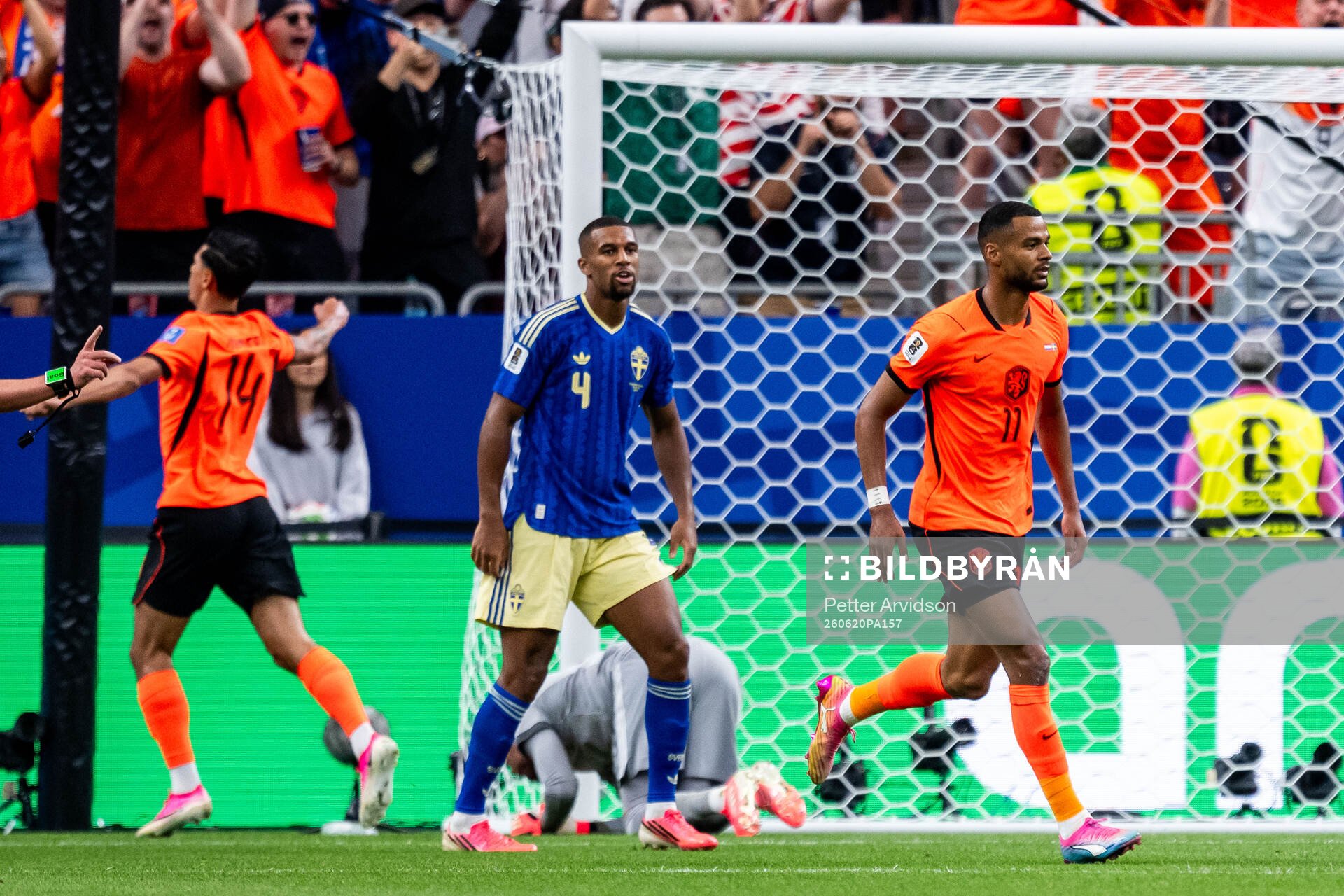 Cody Gakpo of Netherlands celebrates