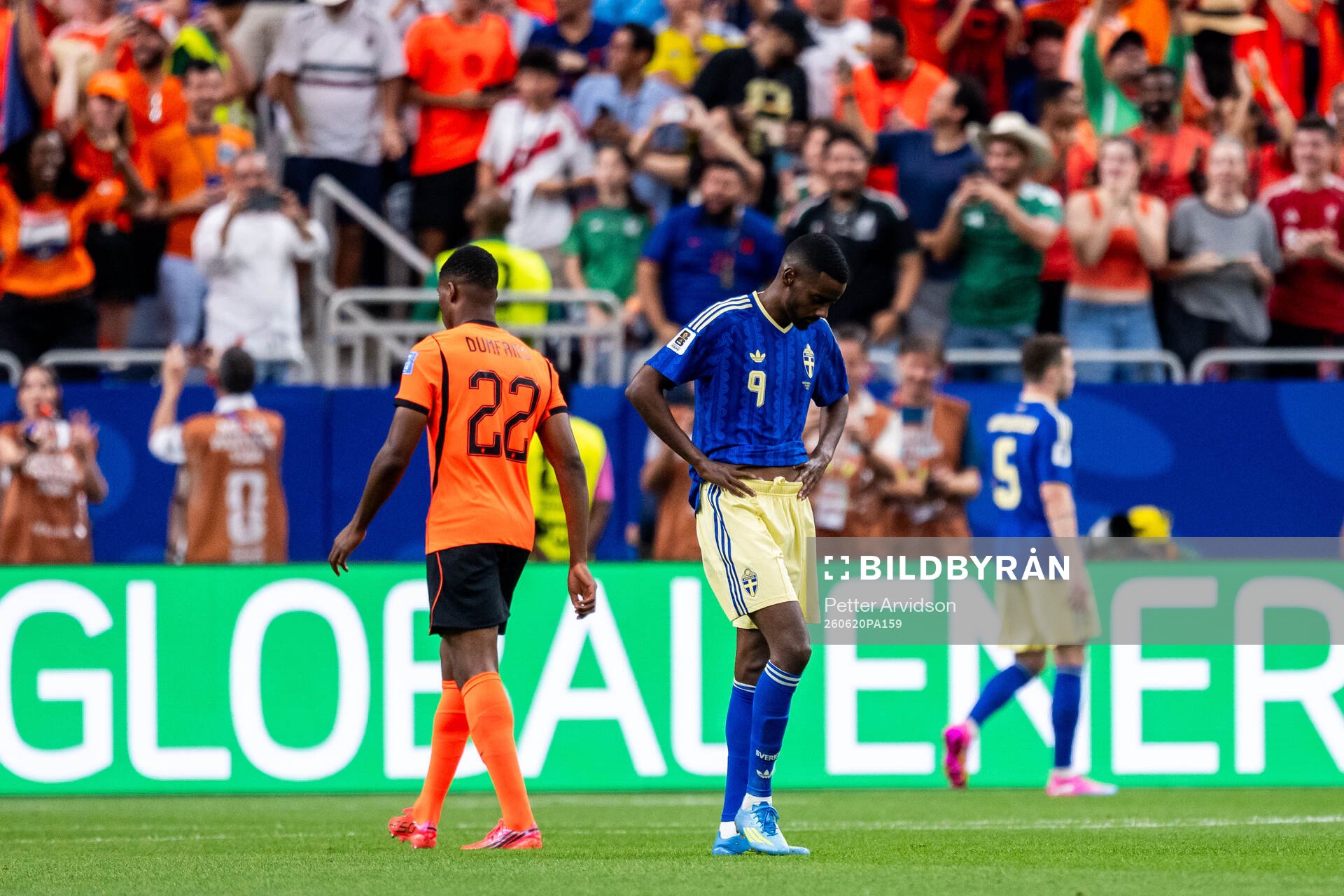 Alexander Isak of Sweden looks dejected