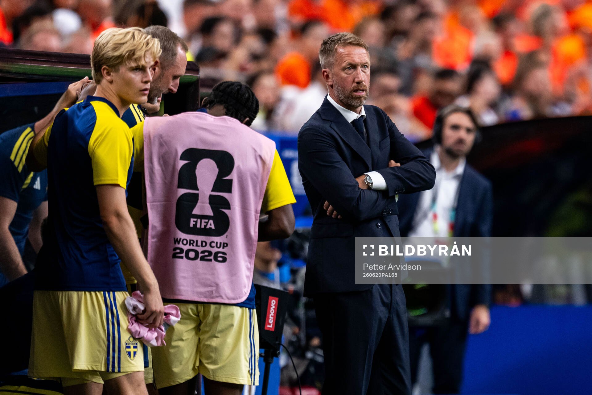 Head coach Graham Potter of Sweden