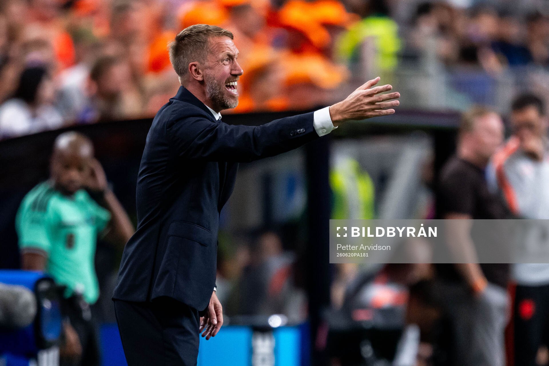 Head coach Graham Potter of Sweden