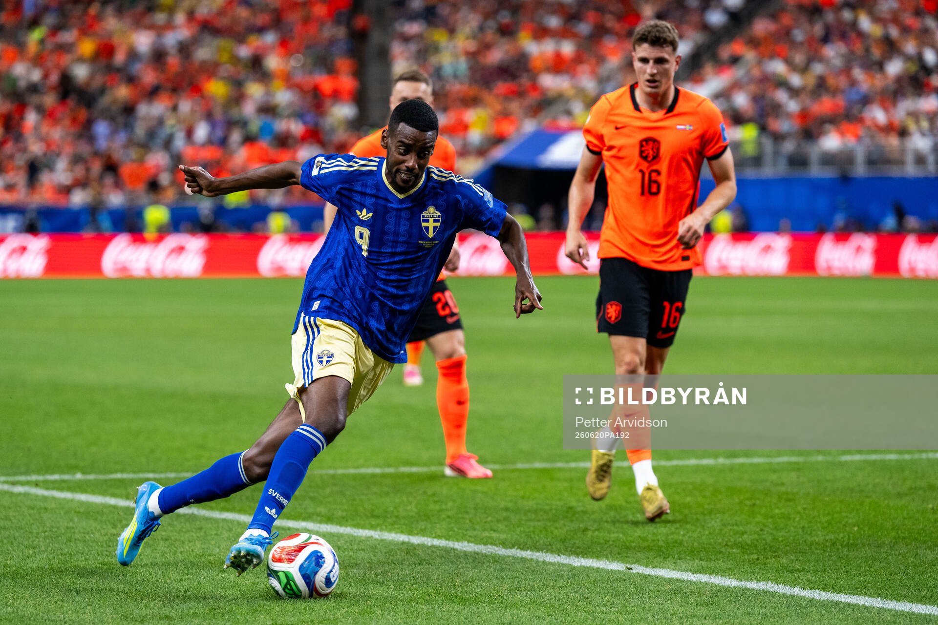 Alexander Isak of Sweden