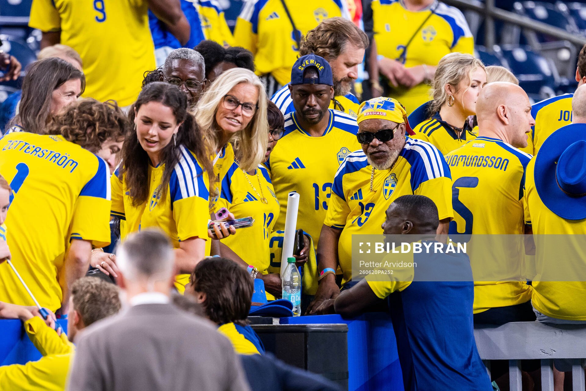 Ken Sema of Sweden with family