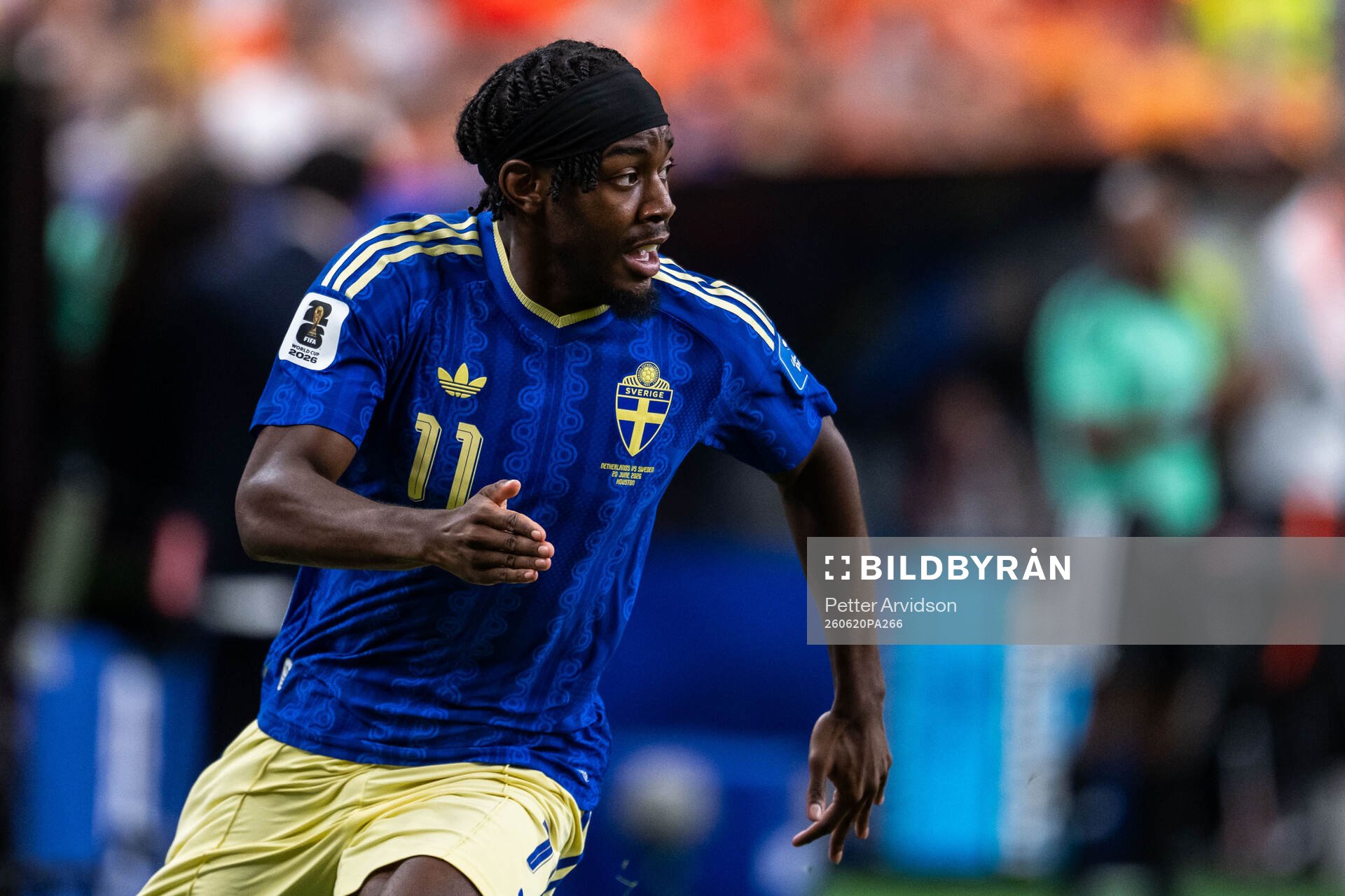 Anthony Elanga of Sweden