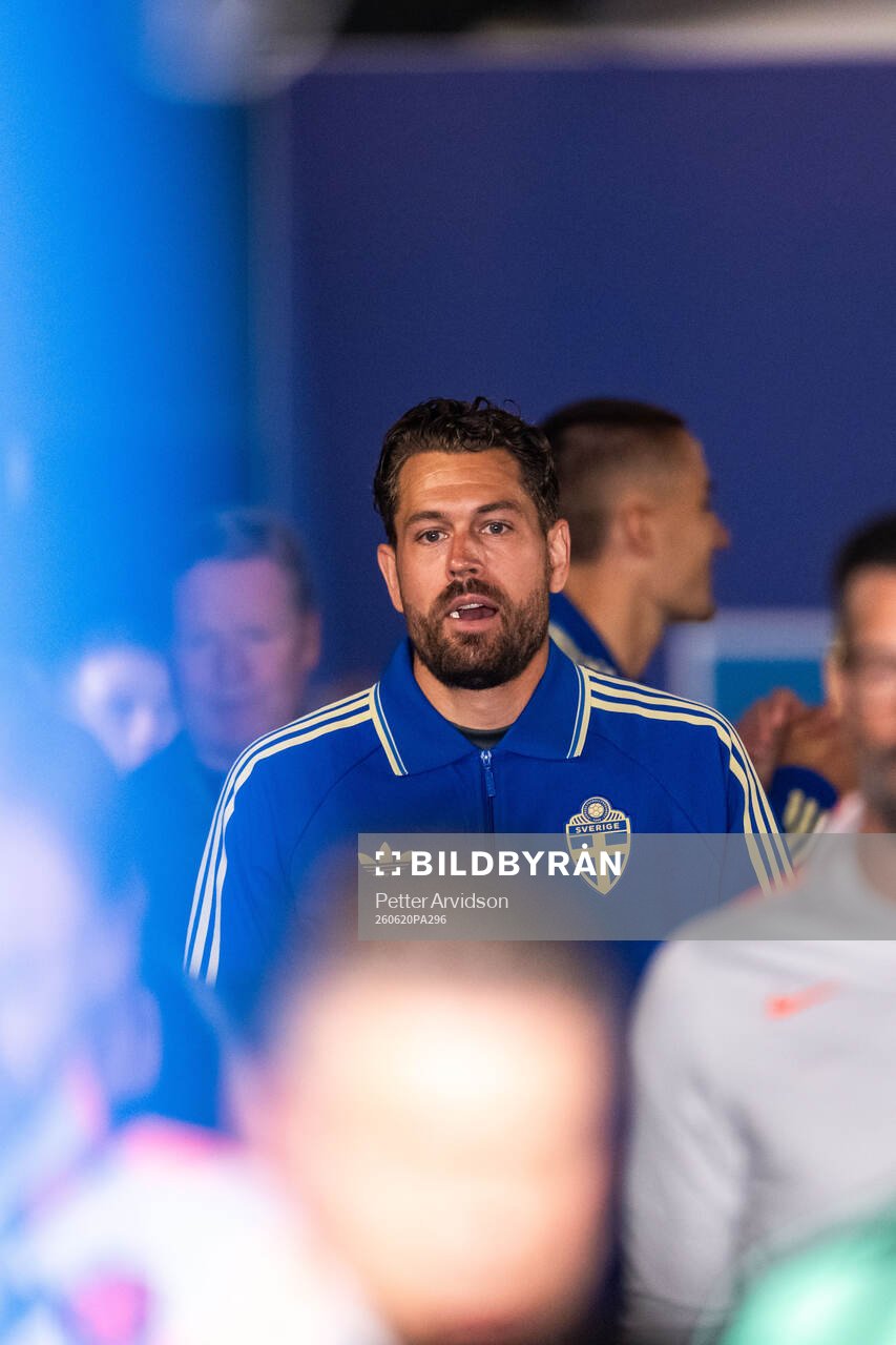 Goalkeeper Kristoffer Nordfeldt of Sweden