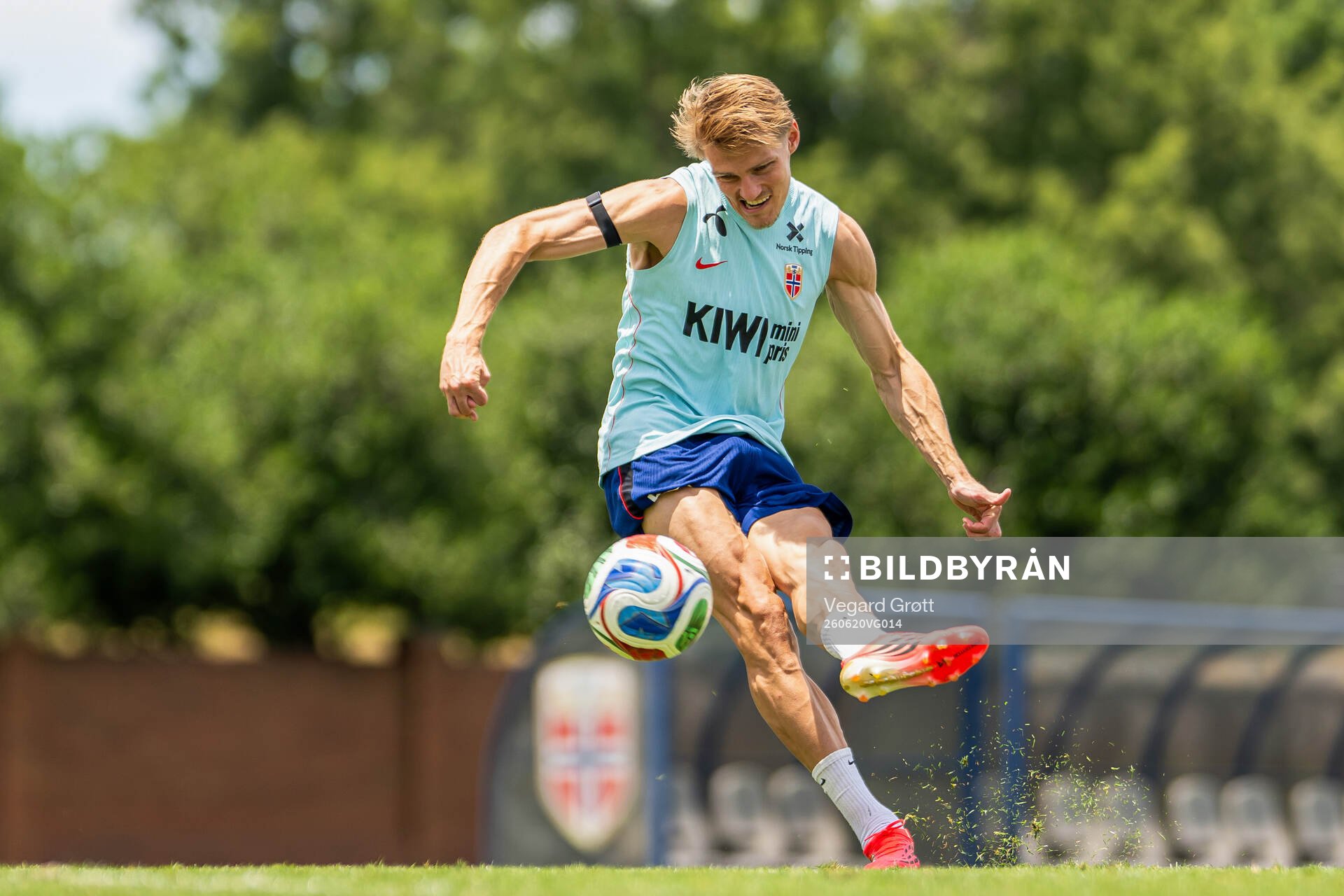 Martin Ødegaard of the Norwegian national football team at