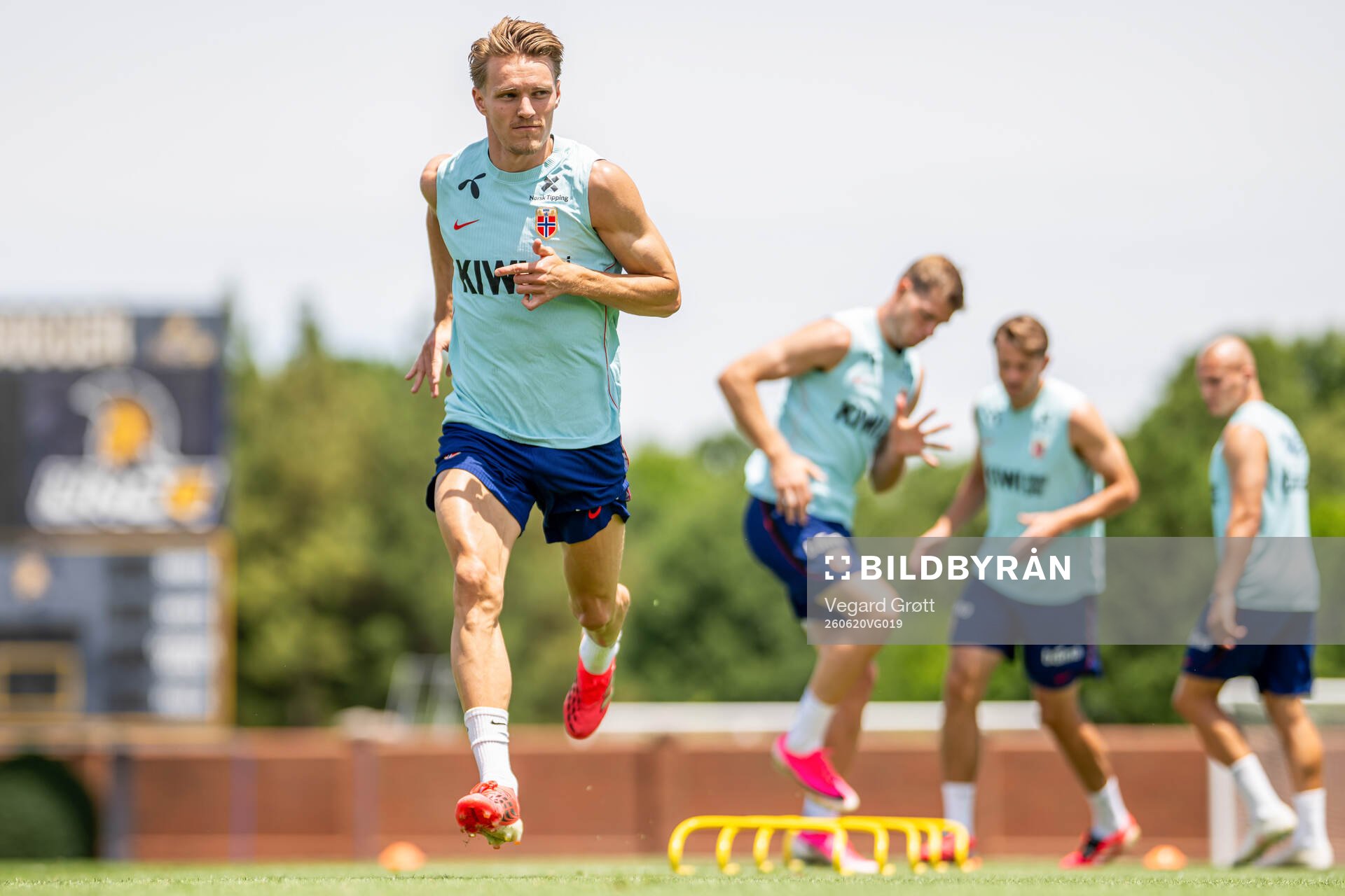 Martin Ødegaard of the Norwegian national football team at