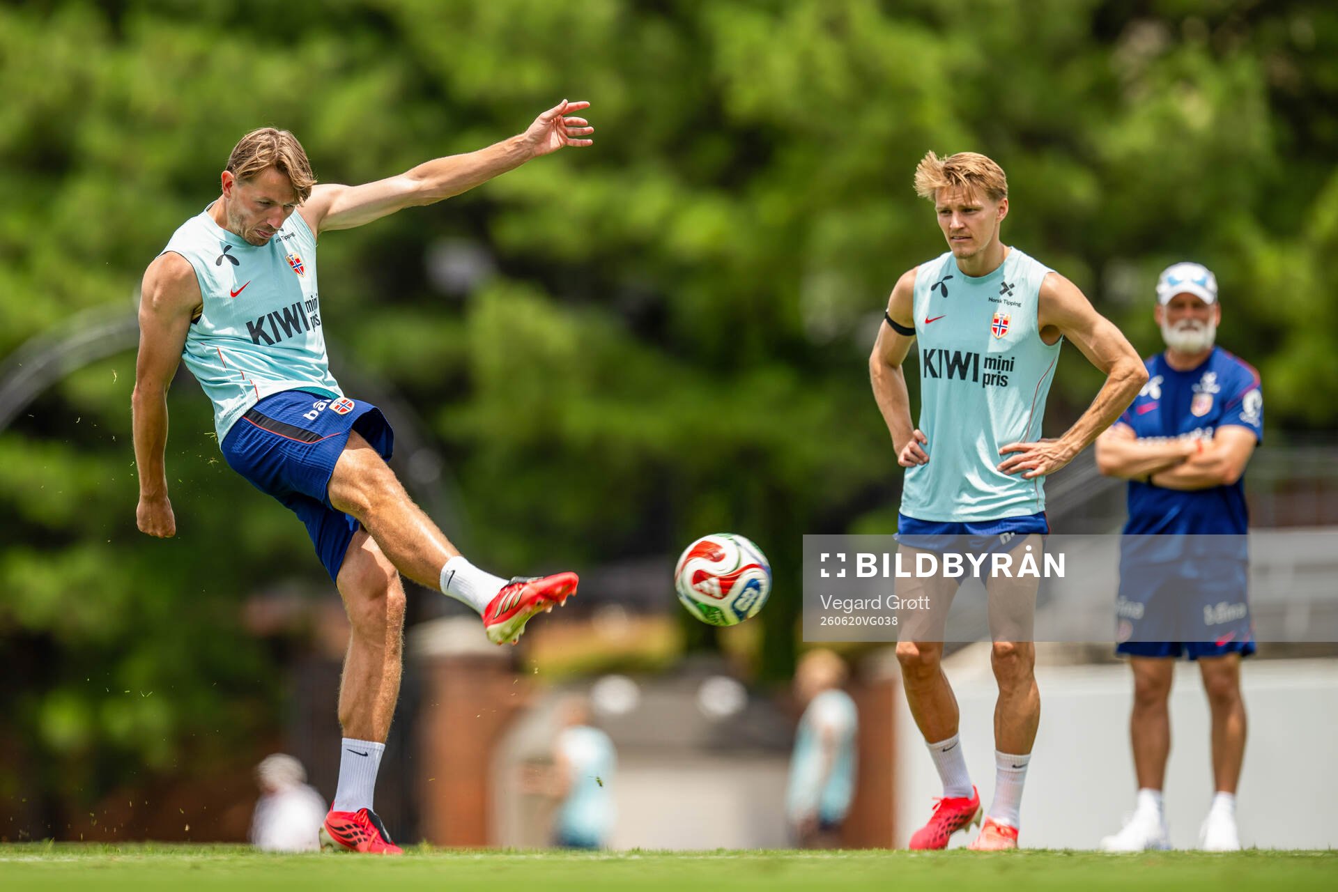 Sander Berge, Martin Ødegaard and Martin Langagergaard,