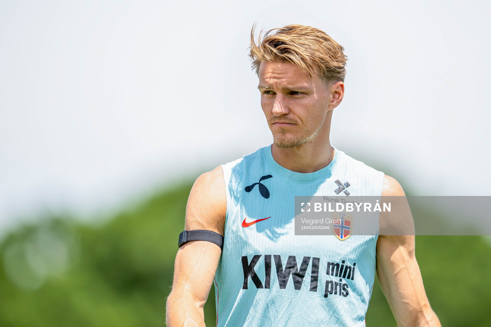 Martin Ødegaard of the Norwegian national football team at