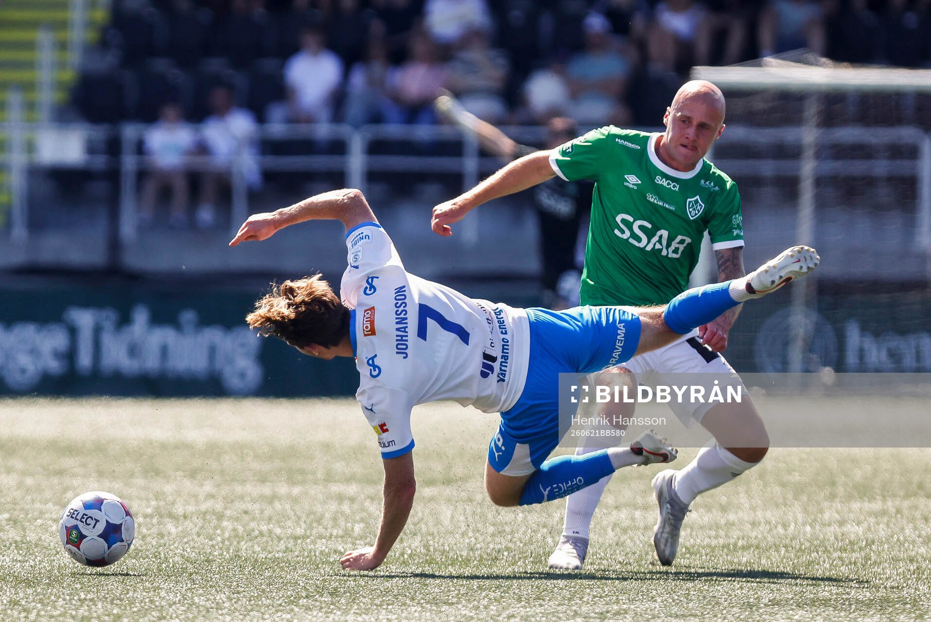 IFK Värnamos Carl Johansson och Brages Anton Lundin