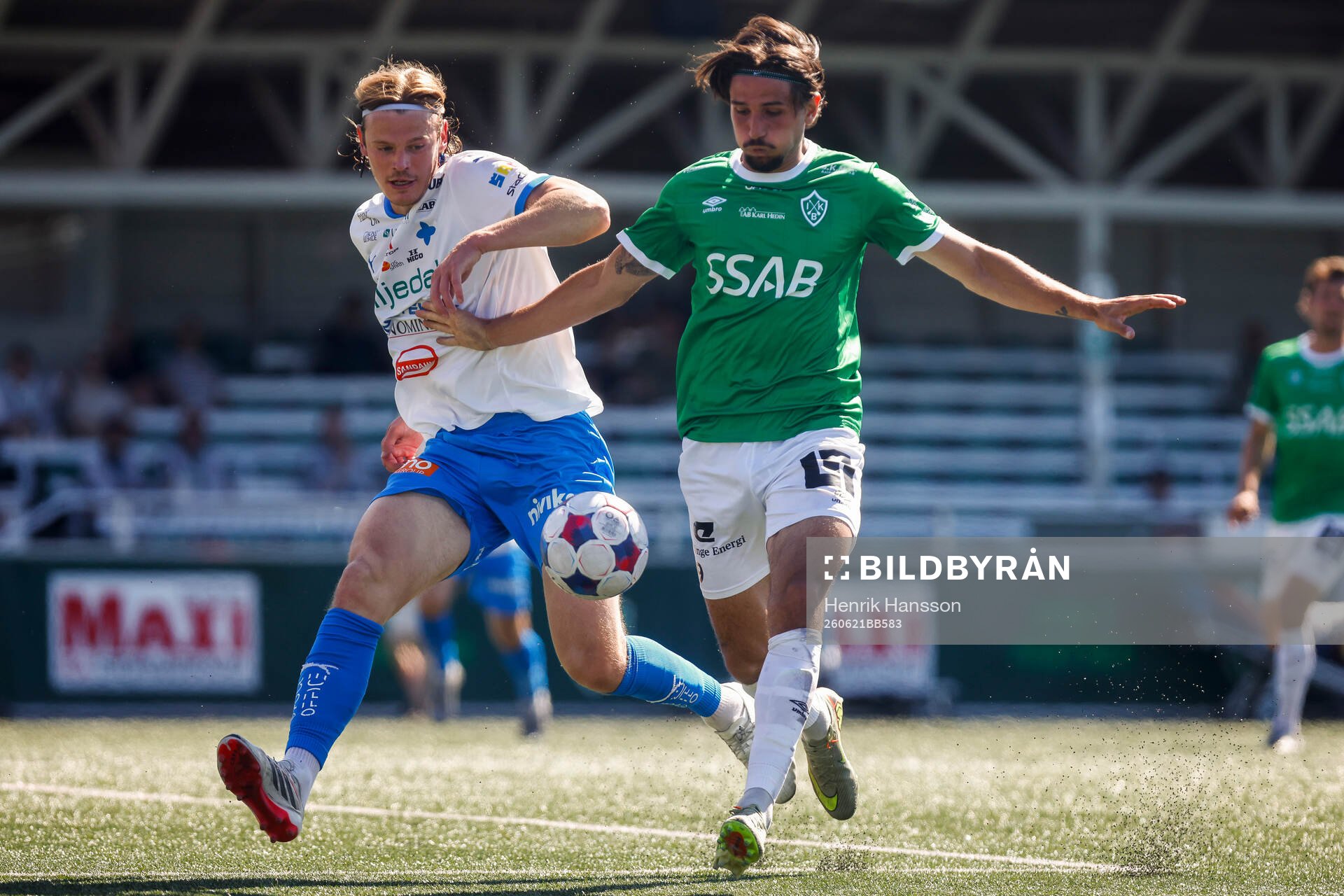 IFK Värnamos Hugo Andersson och Brages Filip Trpcevski