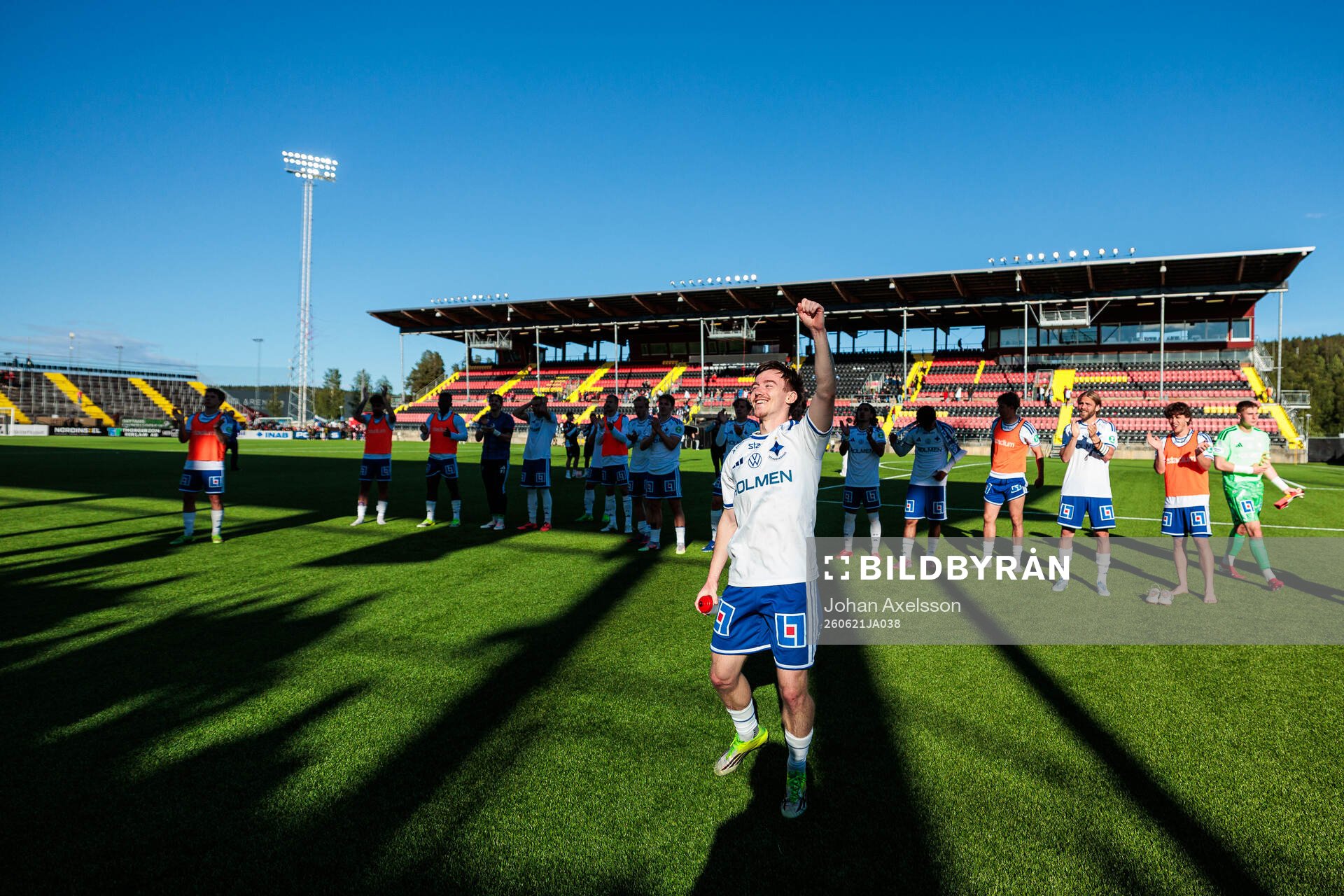 IFK Norrköpings Ryan Nelson jublar