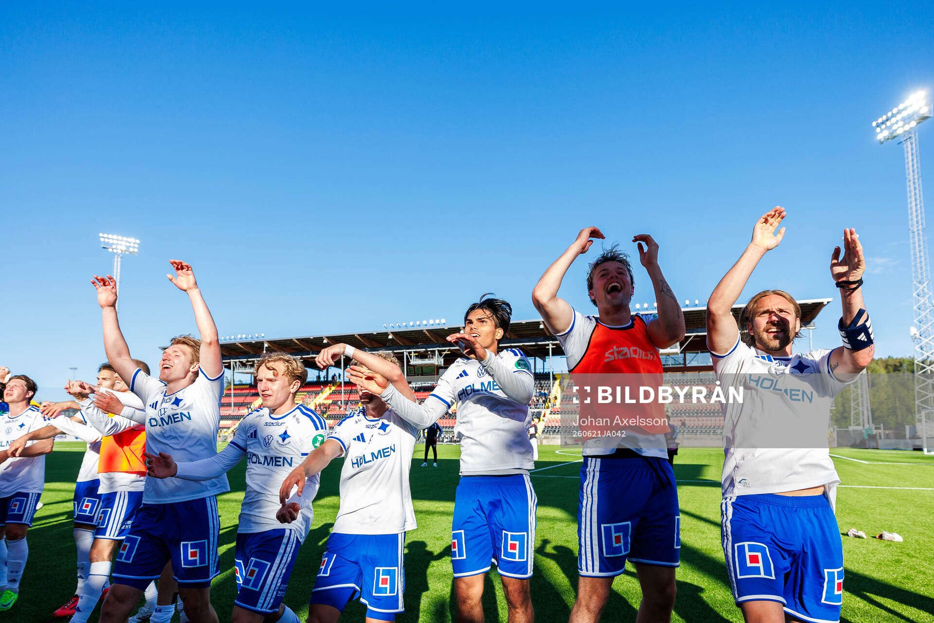 IFK Norrköpings spelare jublar