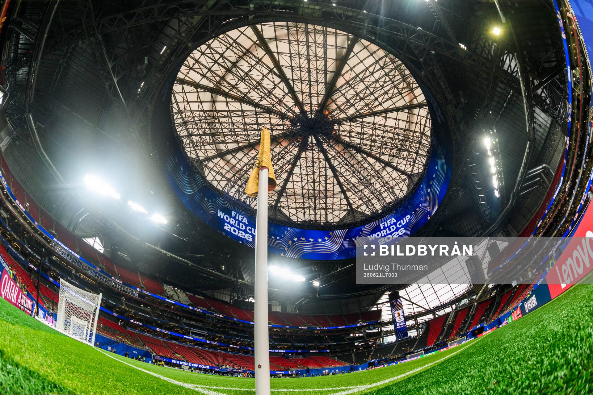 Interior view of Atlanta Stadium