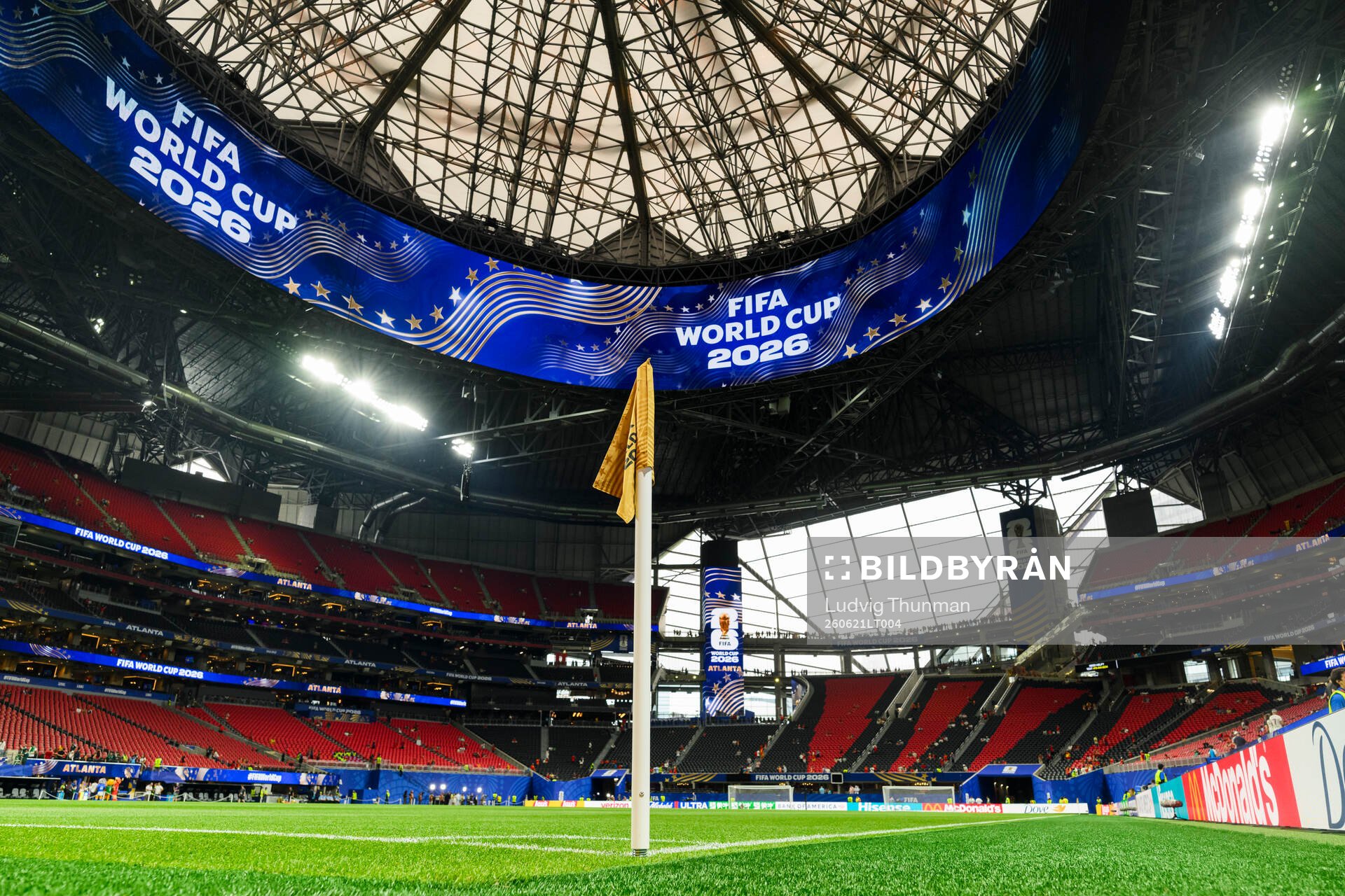 Interior view of Atlanta Stadium
