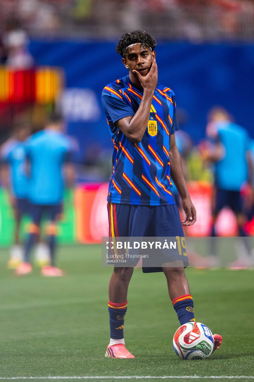 Lamine Yamal of Spain