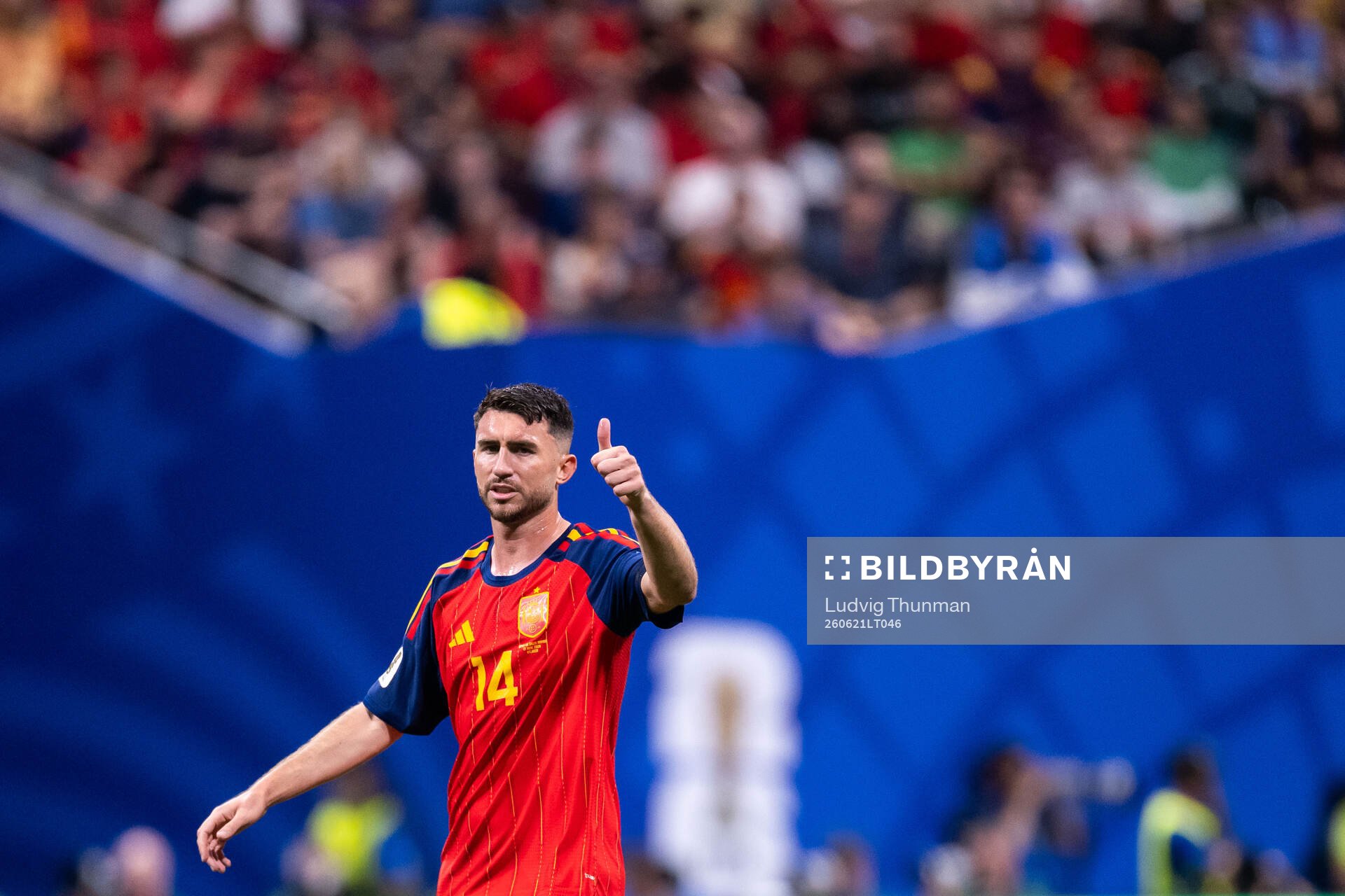 Aymeric Laporte of Spain