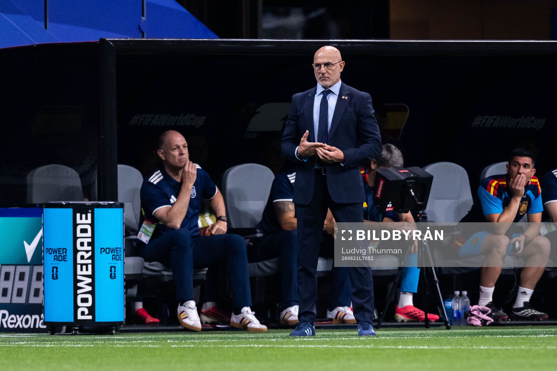 Head coach Luis De La Fuente Castillo of Spain