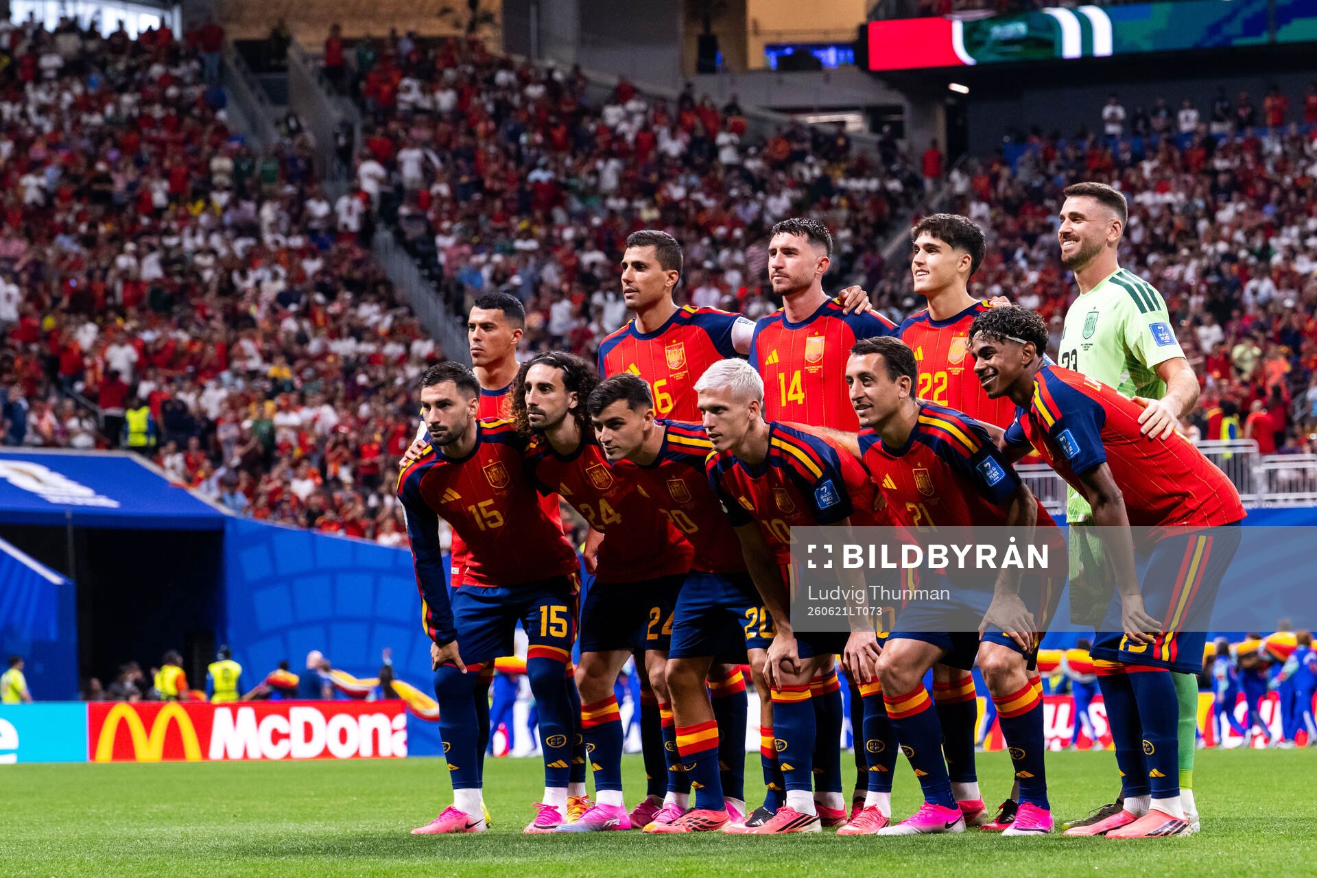 Starting eleven of Spain