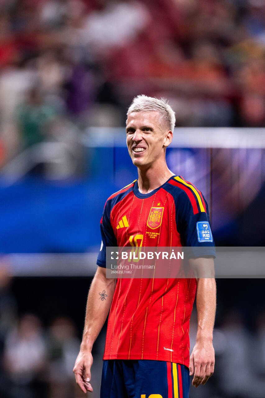 Dani Olmo of Spain