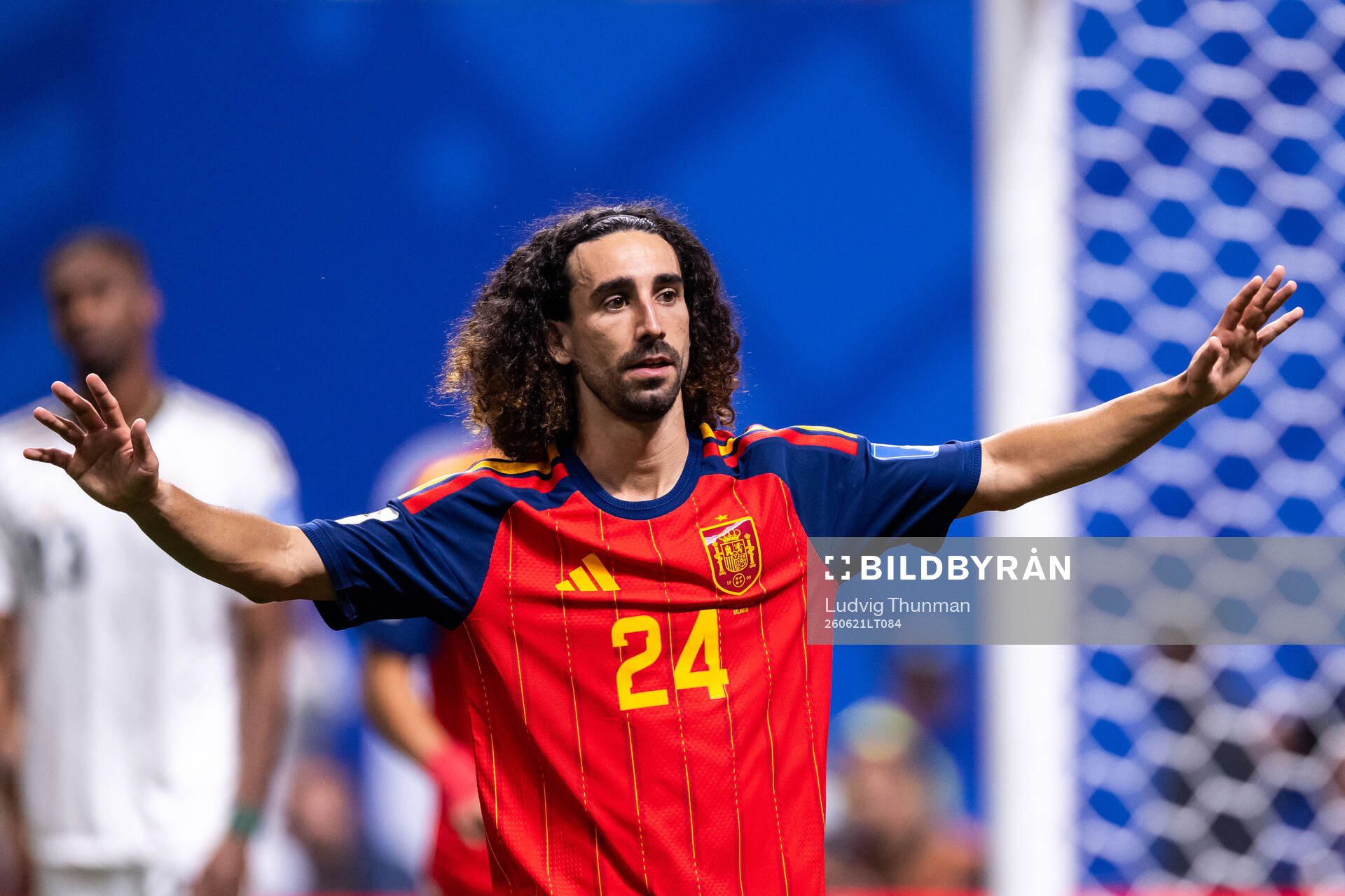 Marc Cucurella of Spain celebrates