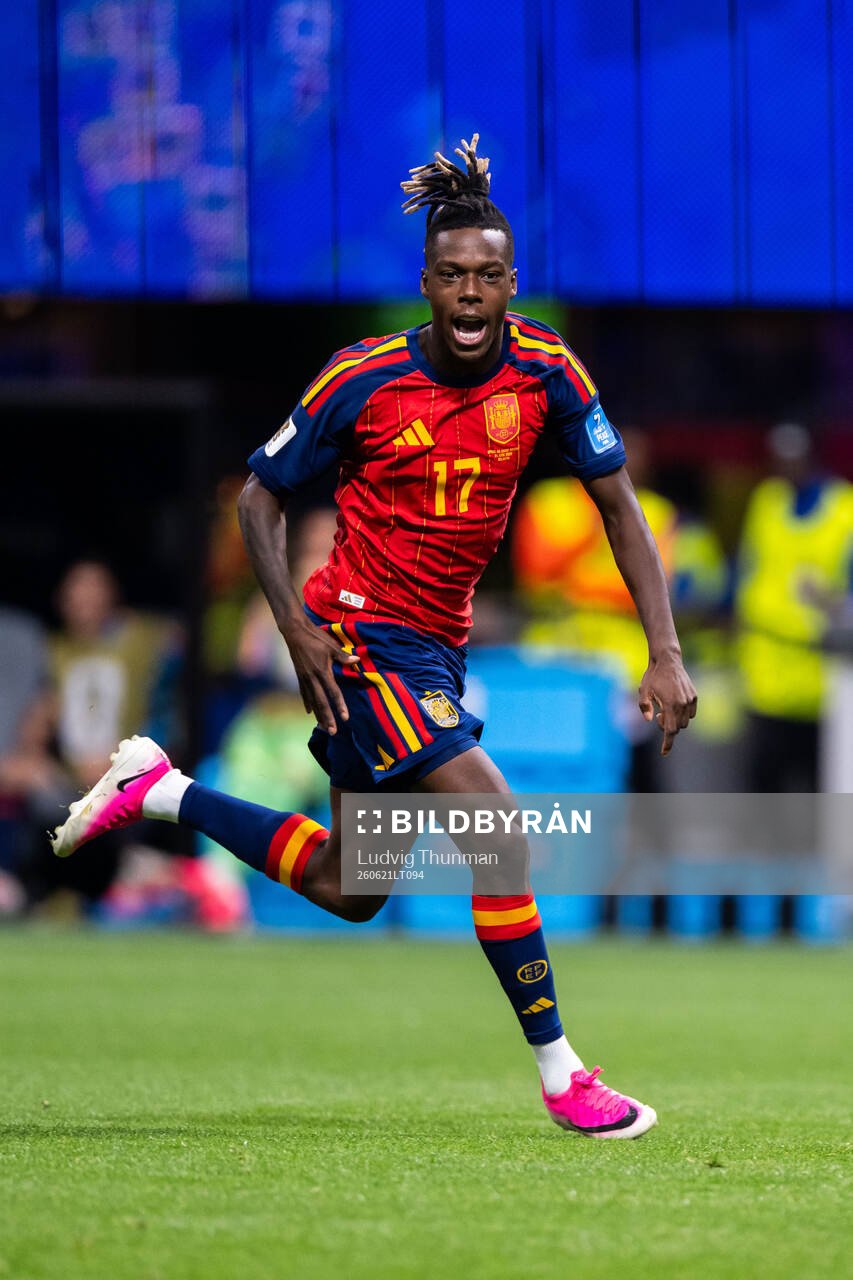 Nico Williams of Spain