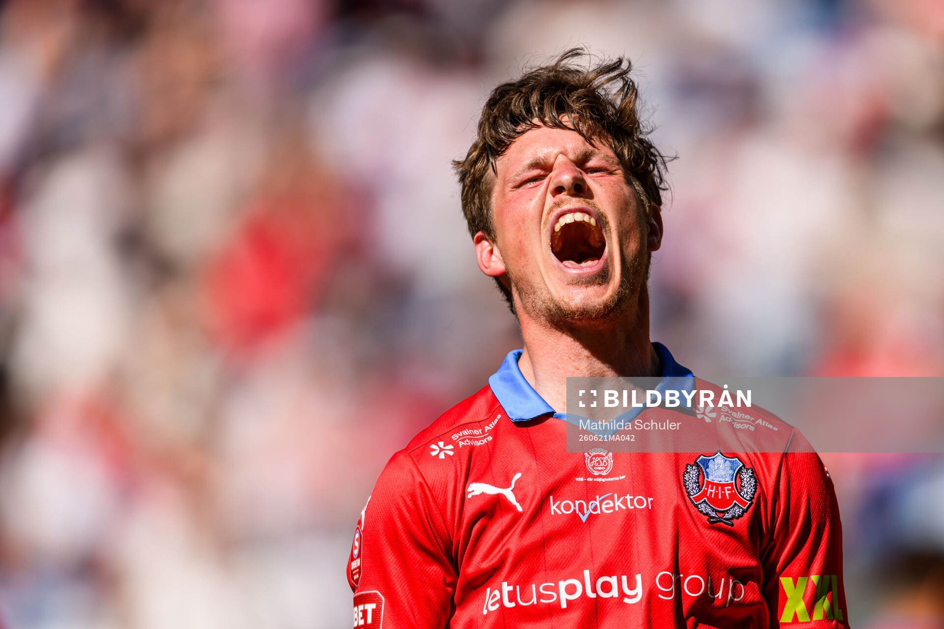 Helsingborgs Max Svensson jublar