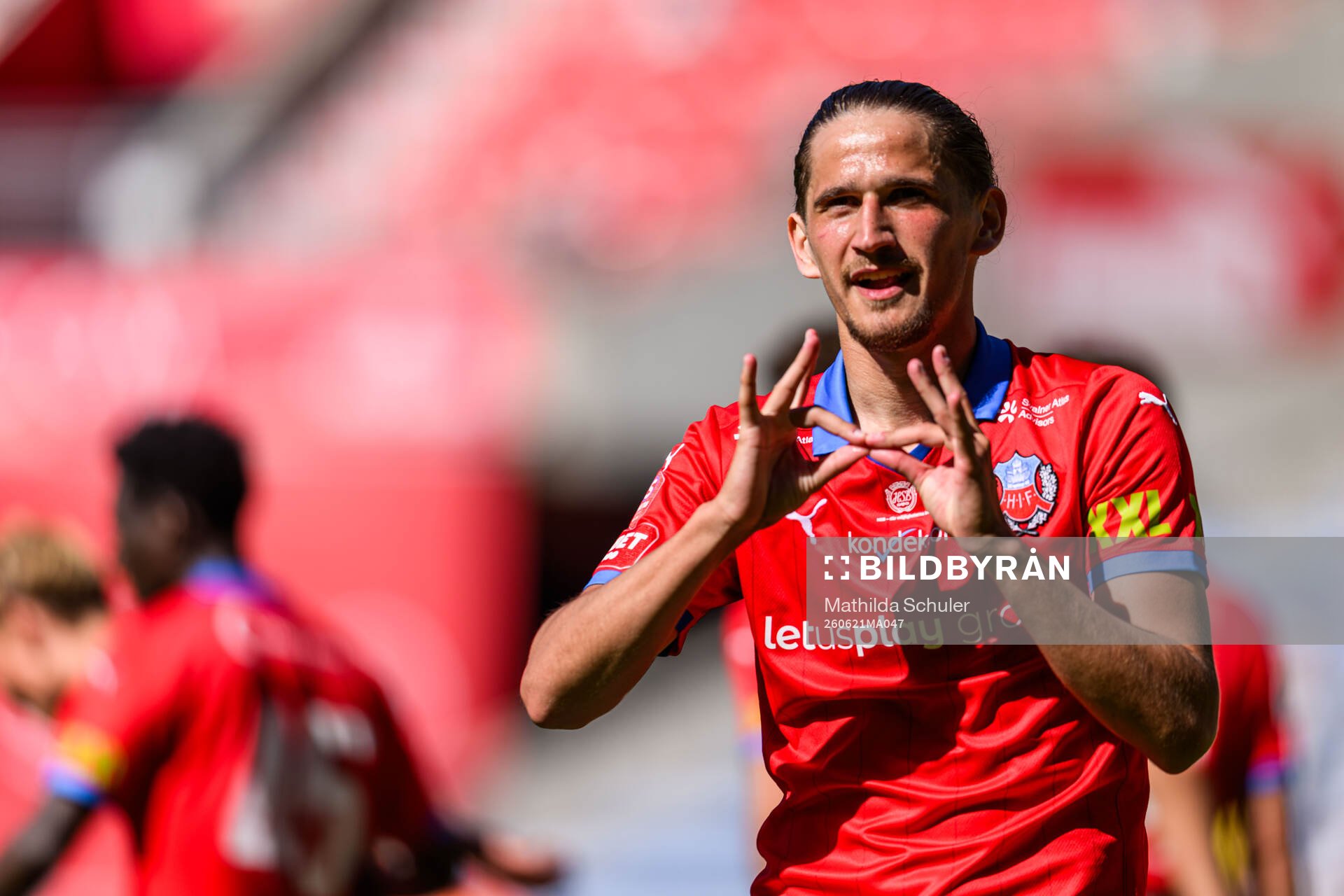Helsingborgs Ervin Gigovic jublar