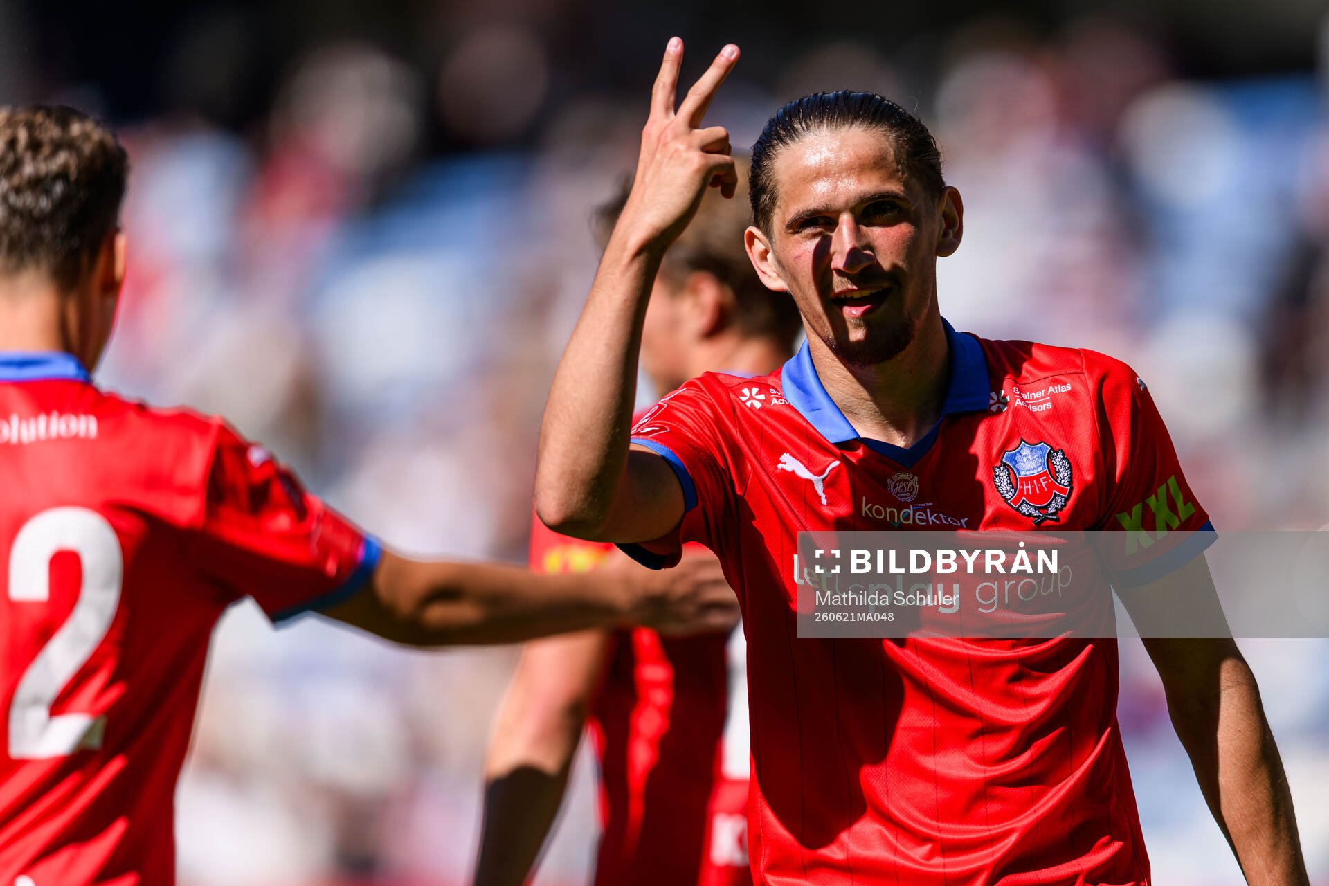 Helsingborgs Ervin Gigovic jublar