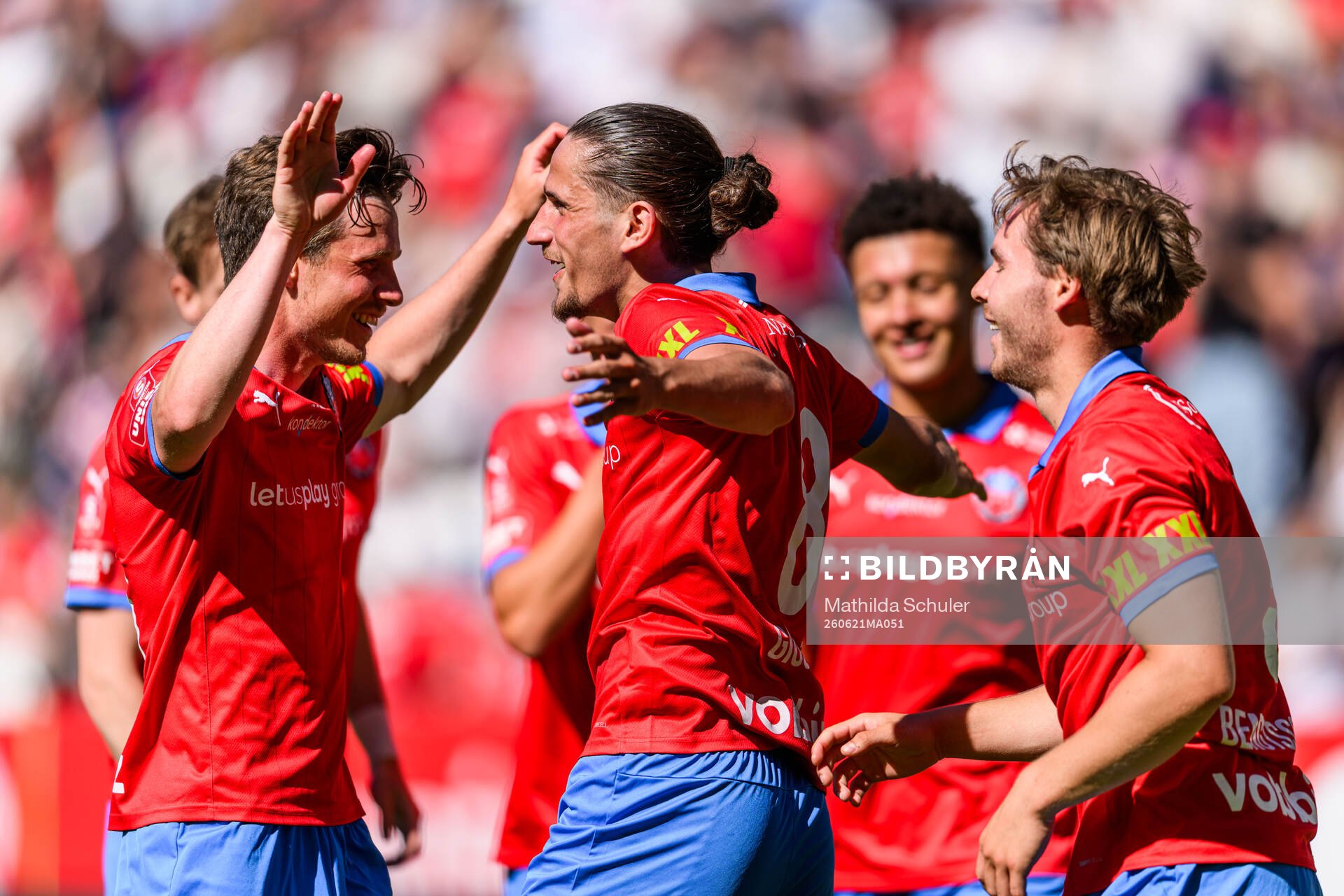 Helsingborgs Max Svensson, Ervin Gigovic och Simon