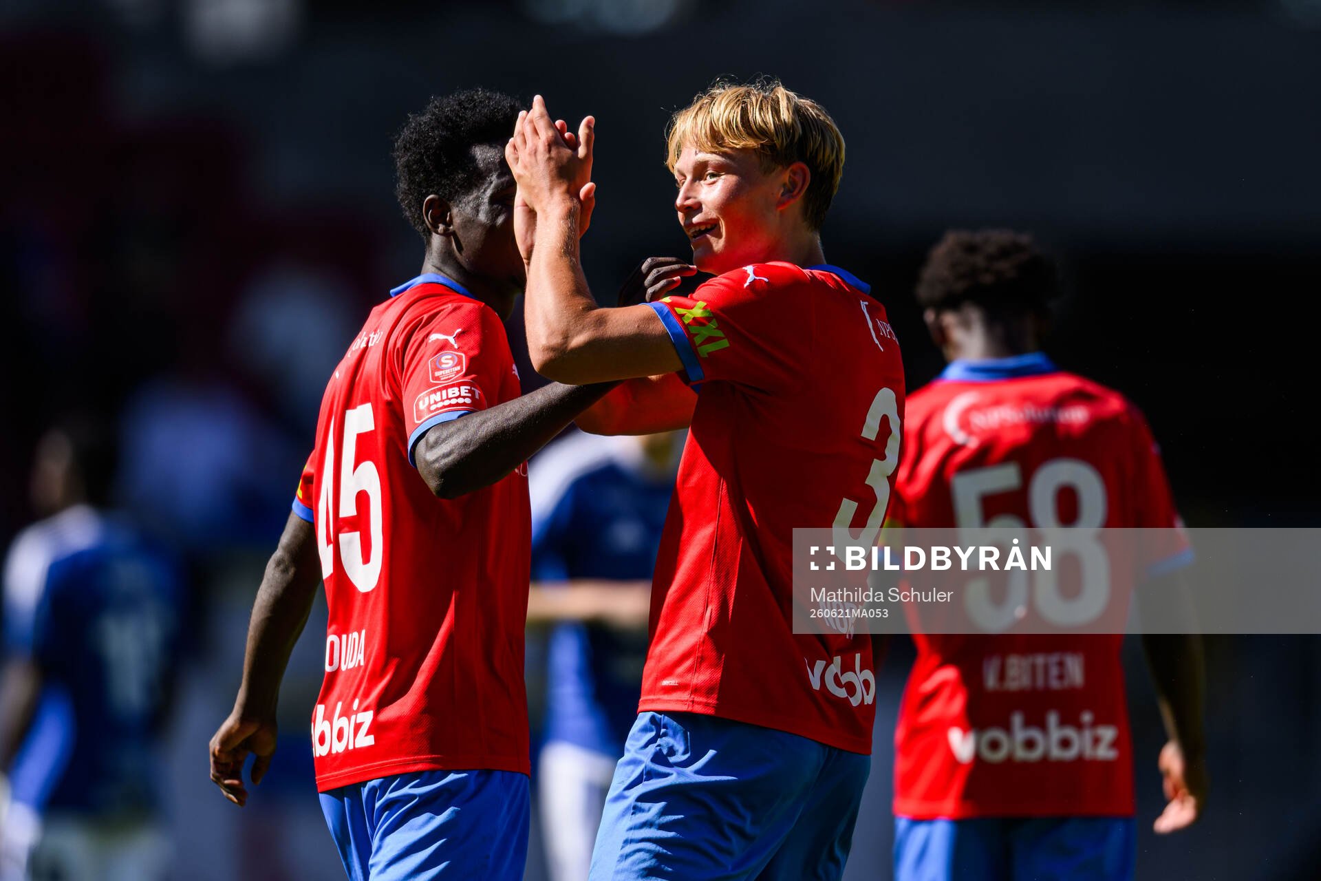 Helsingborgs Alvin Nordin jublar