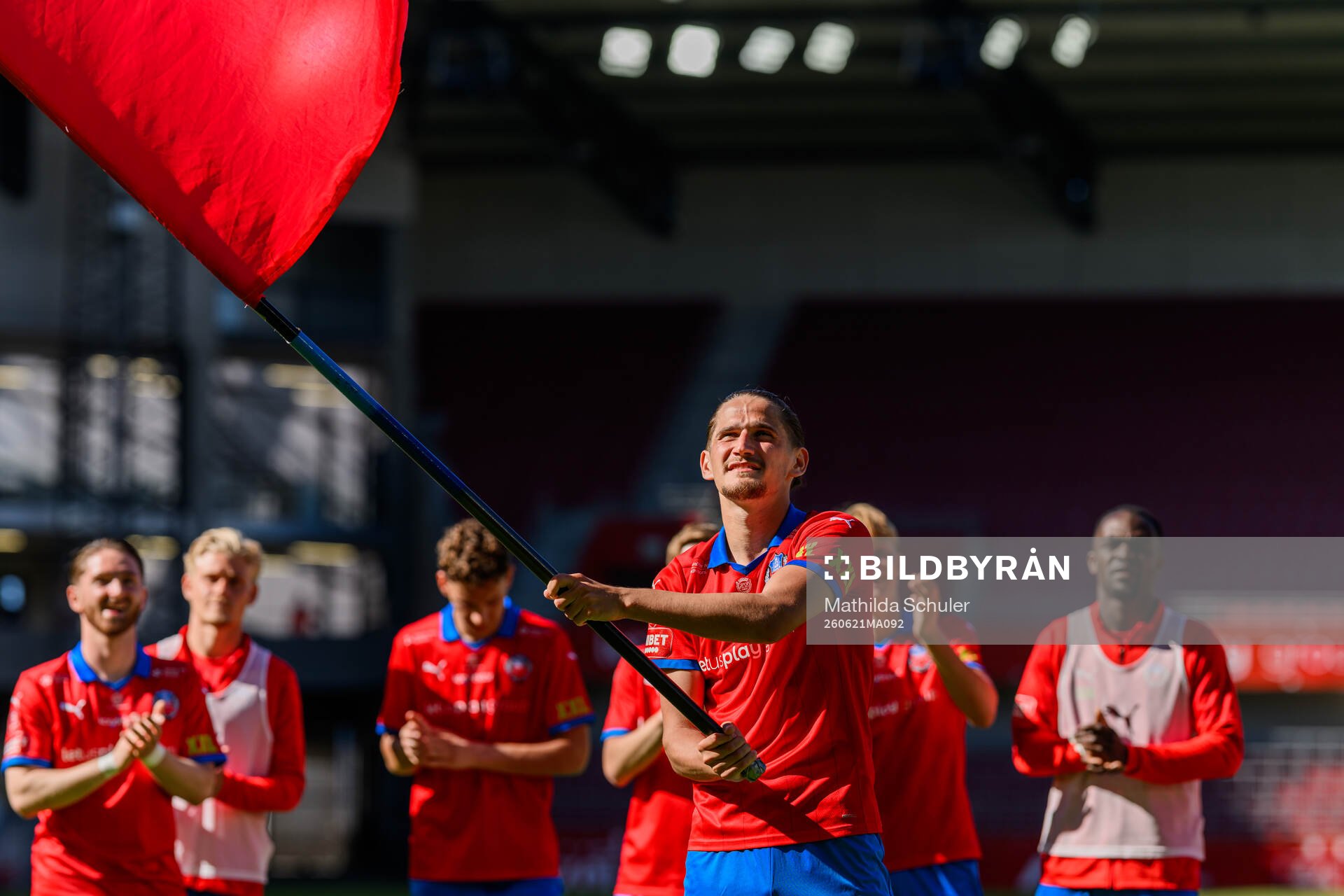 Helsingborgs Ervin Gigovic jublar