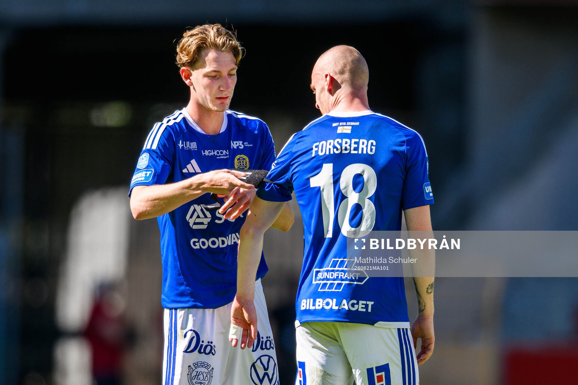 GIF Sundsvalls Hugo Aviander och Lucas Forsberg