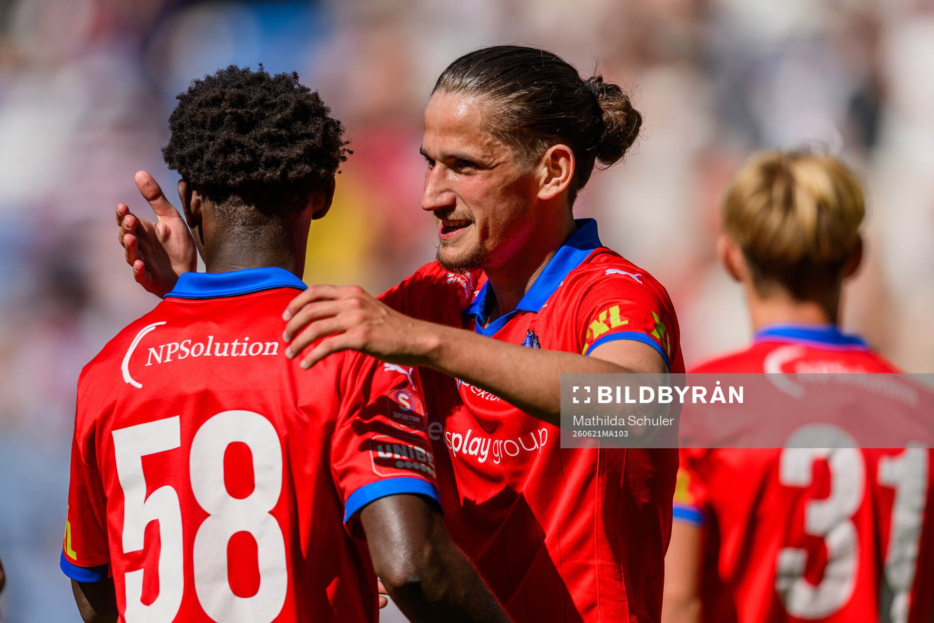 Helsingborgs Ervin Gigovic jublar