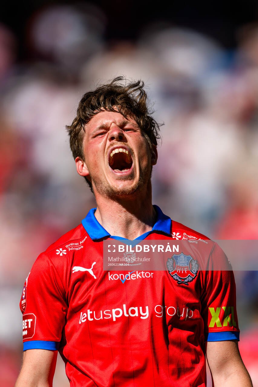 Helsingborgs Max Svensson jublar