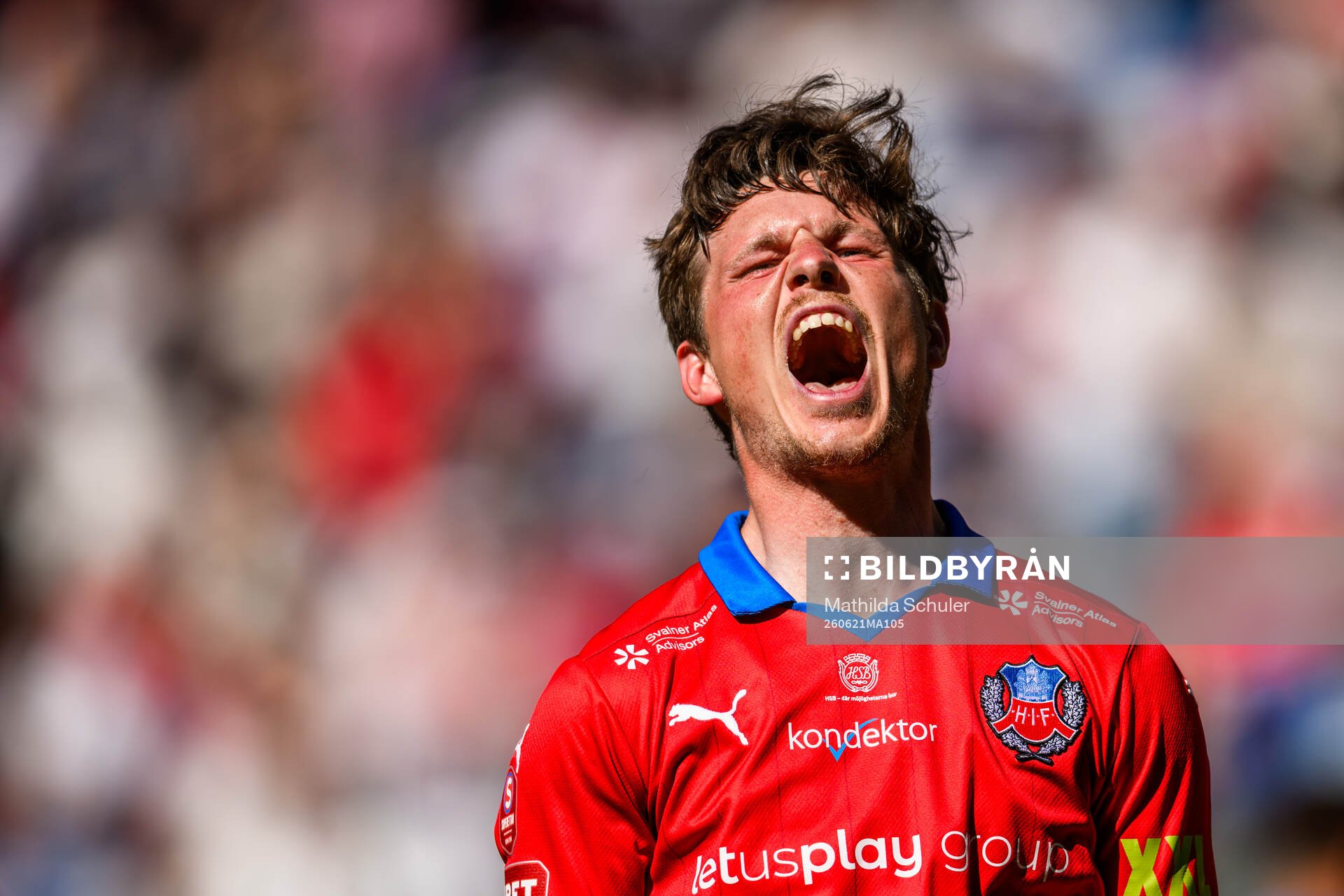 Helsingborgs Max Svensson jublar
