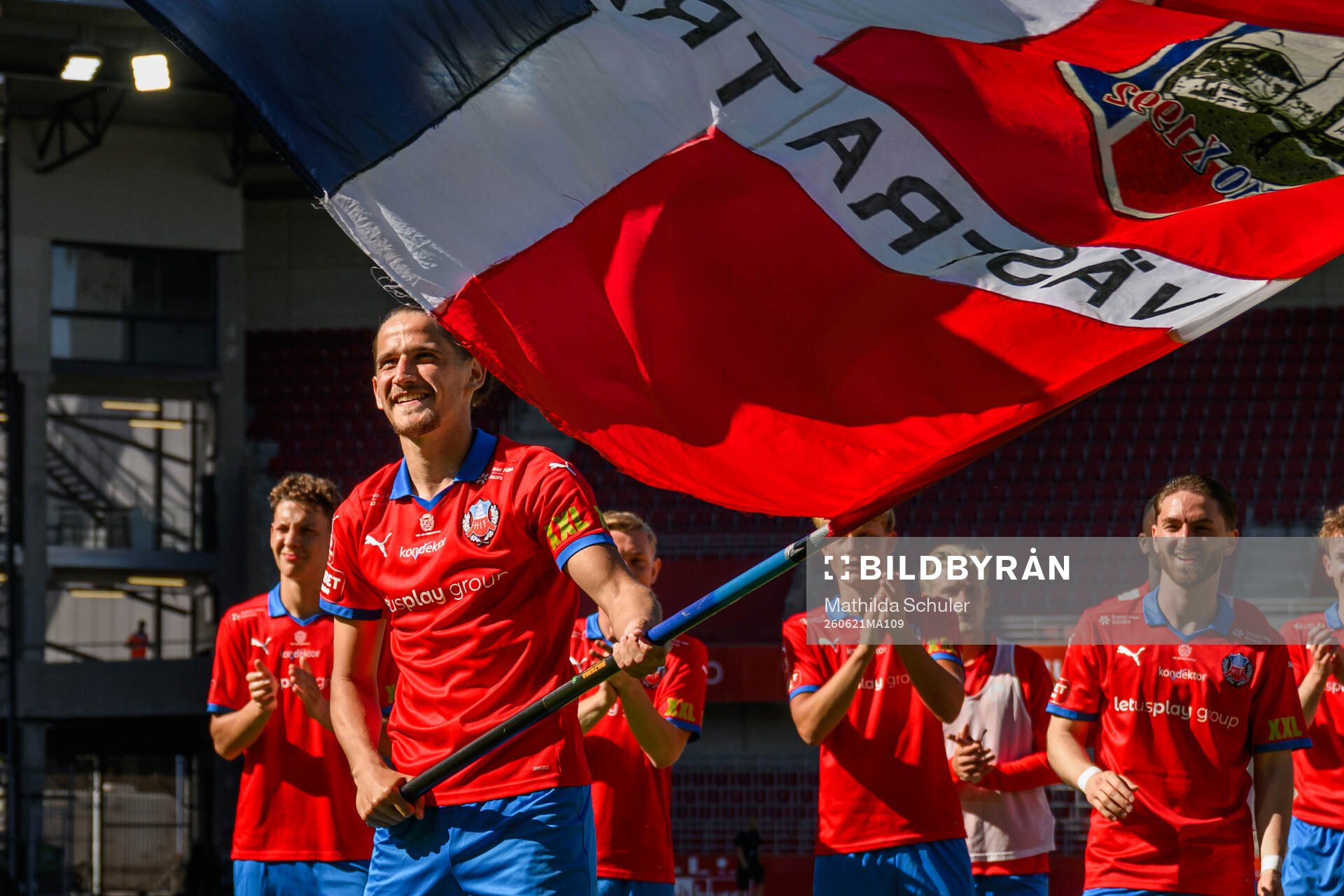 Helsingborgs Ervin Gigovic jublar
