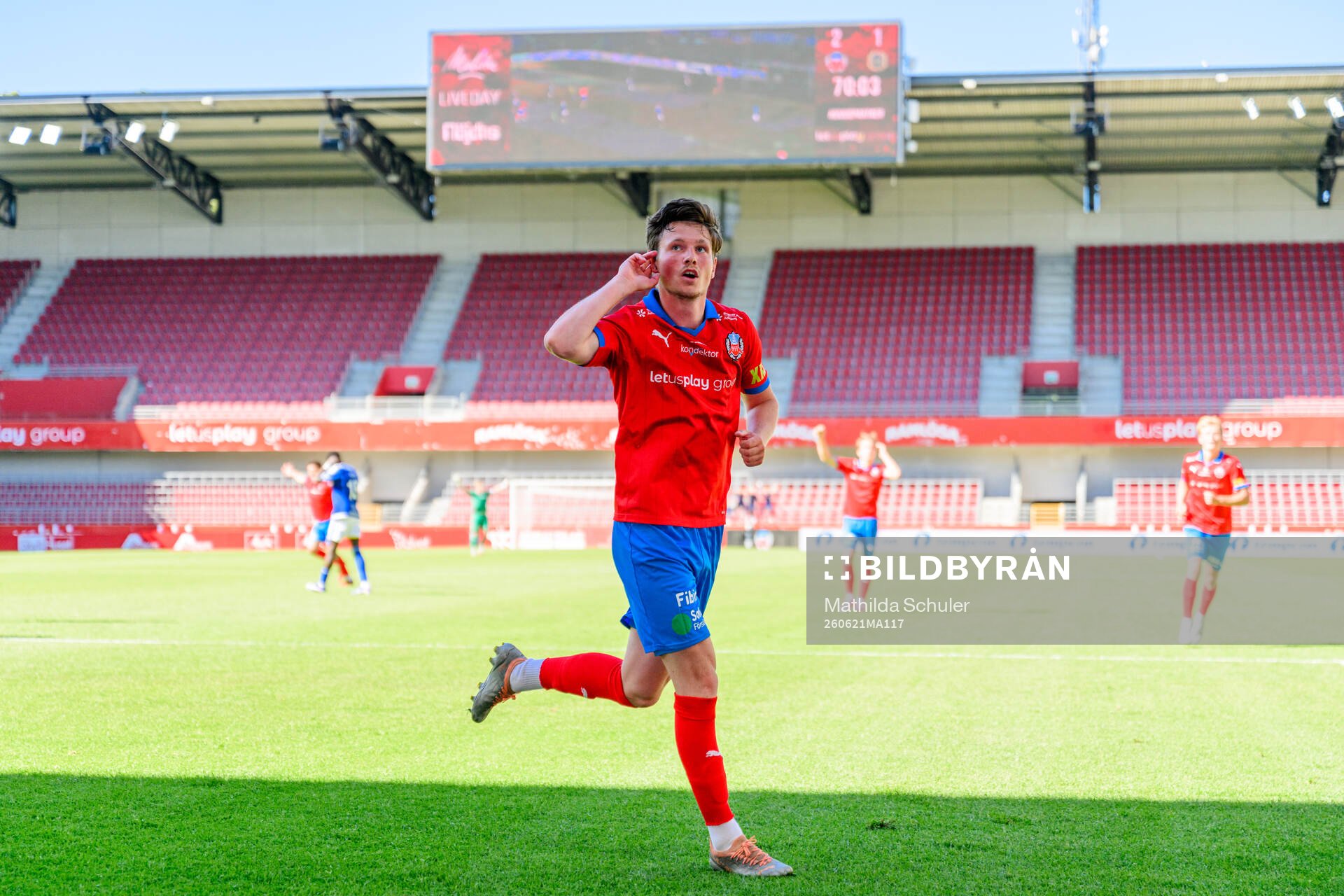 Helsingborgs Max Svensson jublar