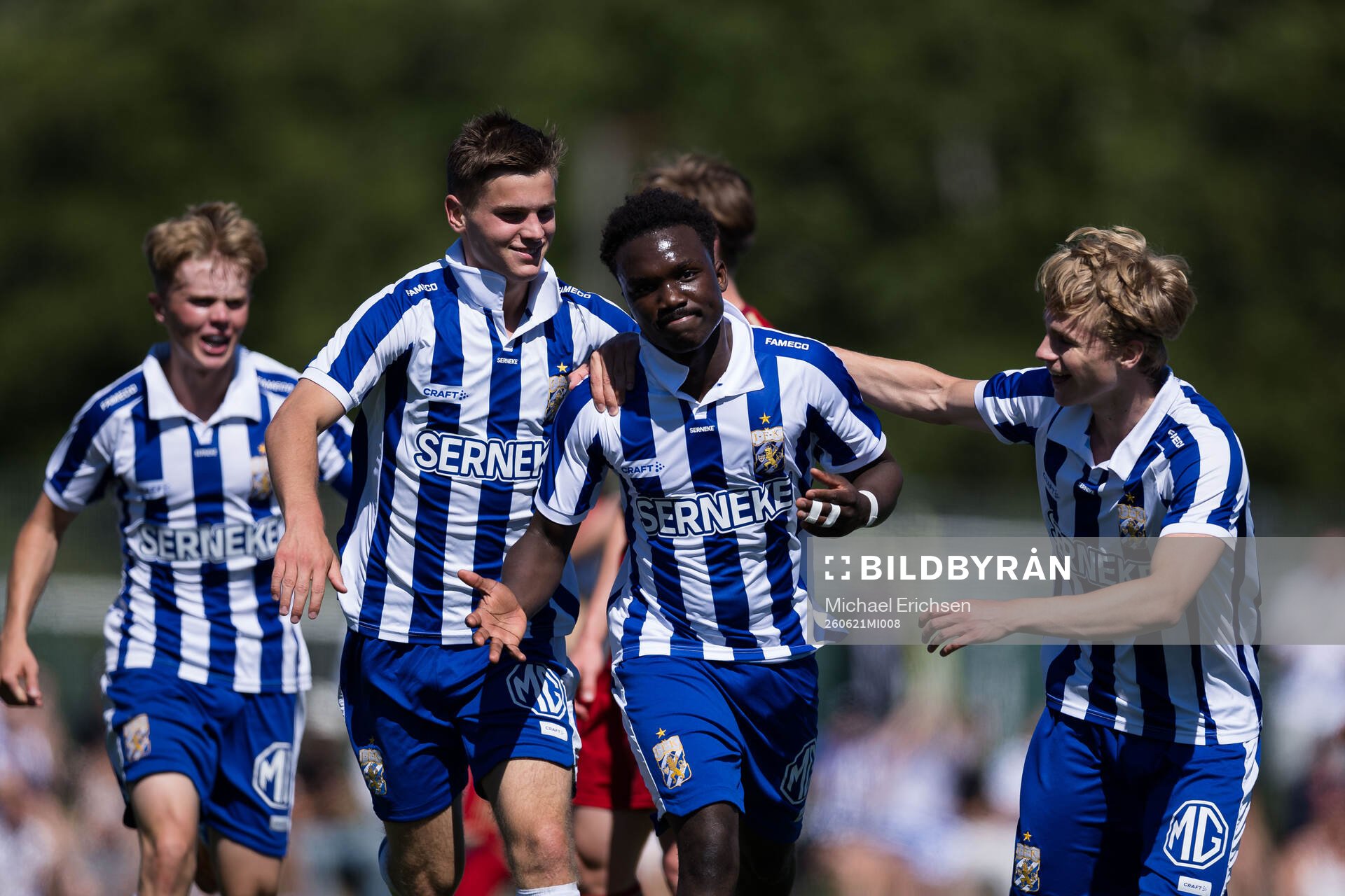 IFK Göteborgs Manasse Ange Junior Diallo jublar