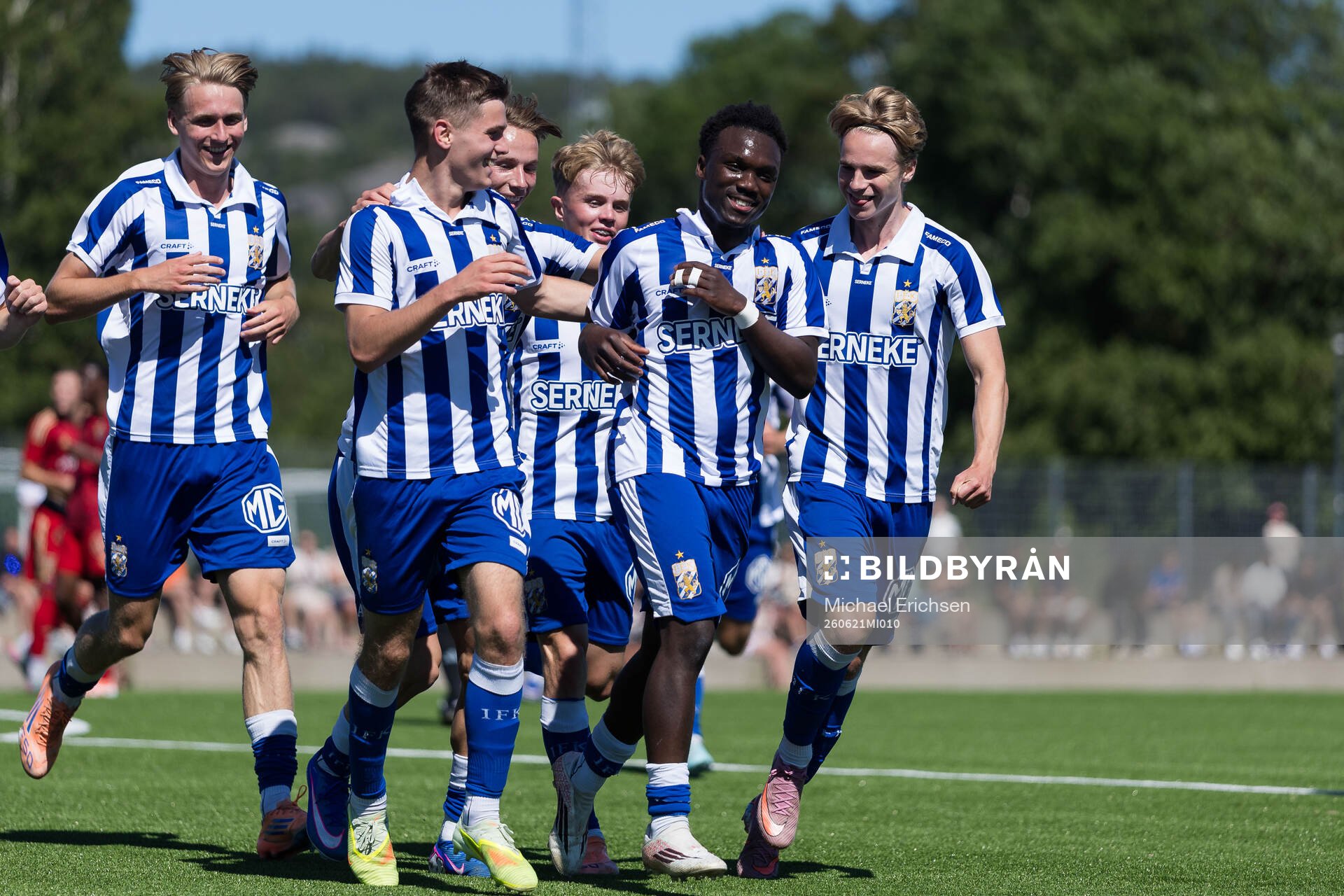 IFK Göteborgs Manasse Ange Junior Diallo jublar