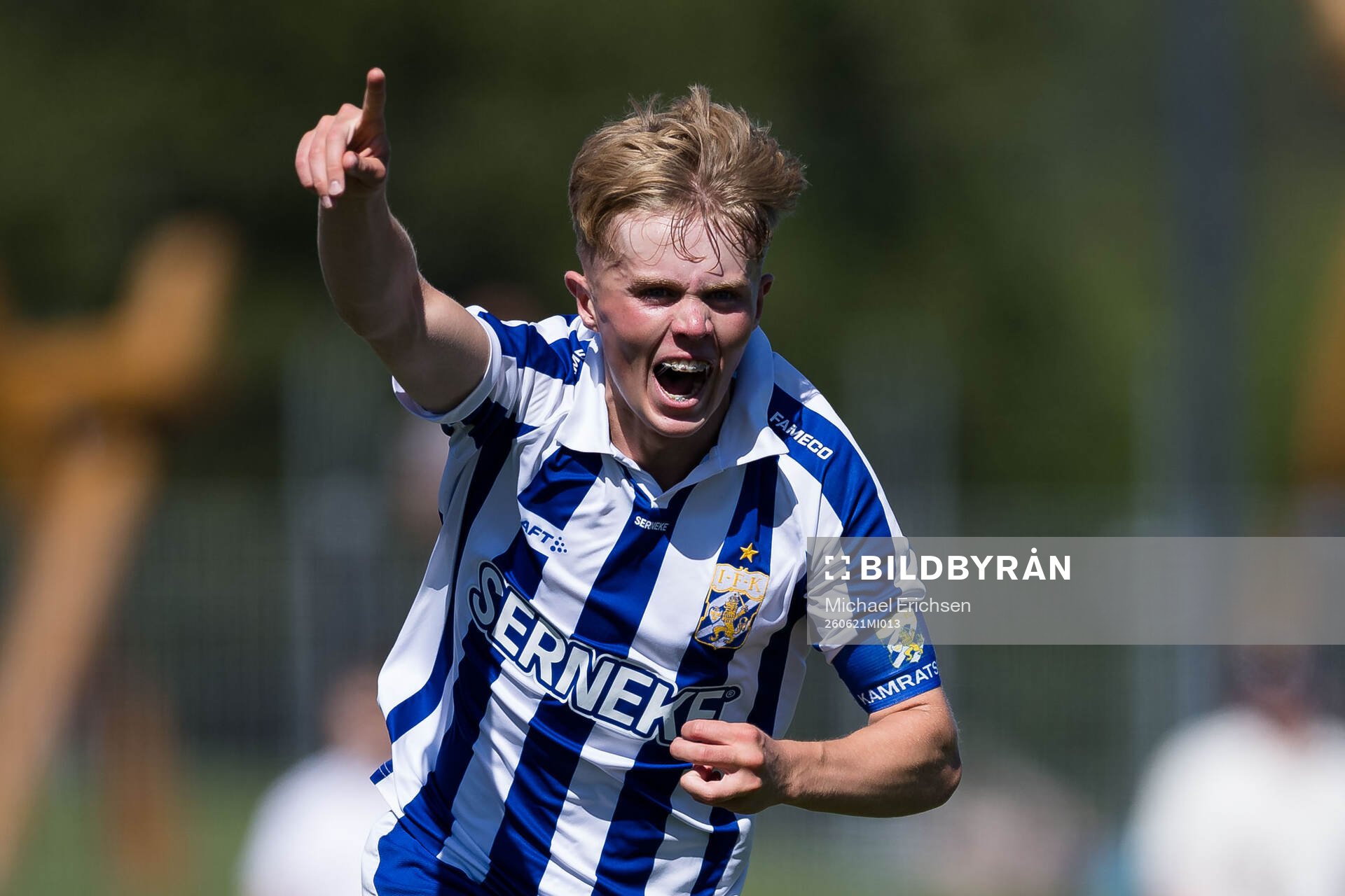 IFK Göteborgs Edvin Nordling jublar