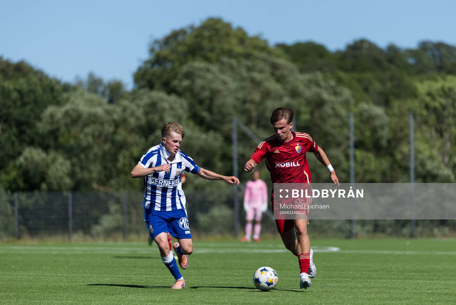 IFK Göteborgs Edvin Nordling och Djurgårdens Alexander