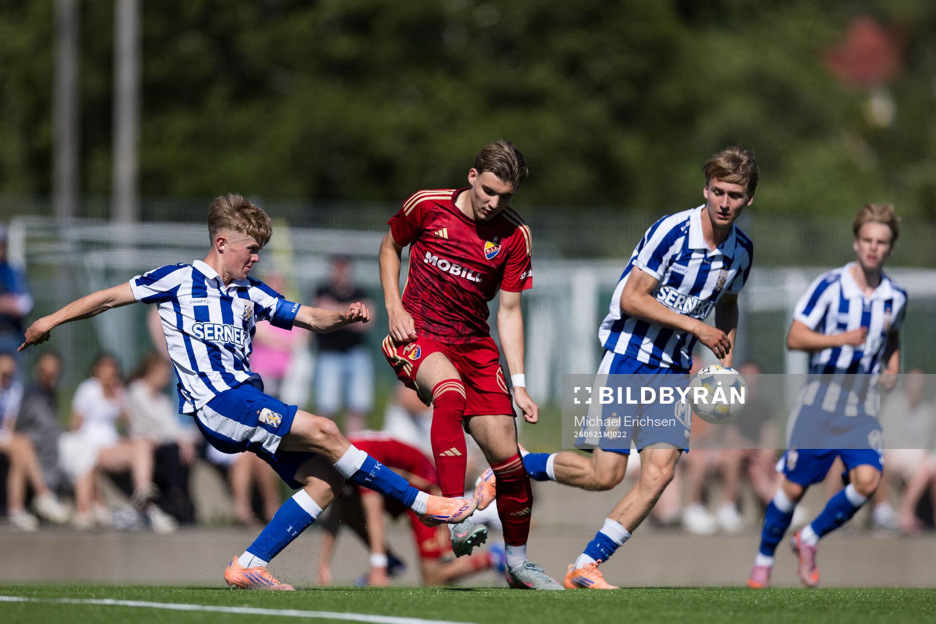 IFK Göteborgs Hugo Olsson och Djurgårdens Luka