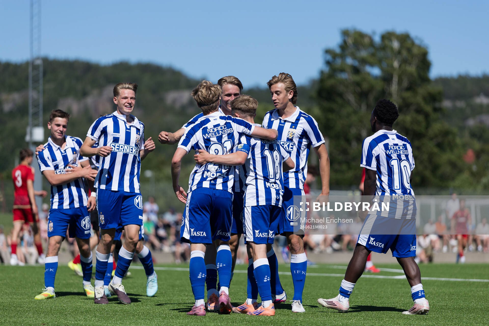 IFK Göteborgs Edvin Nordling jublar