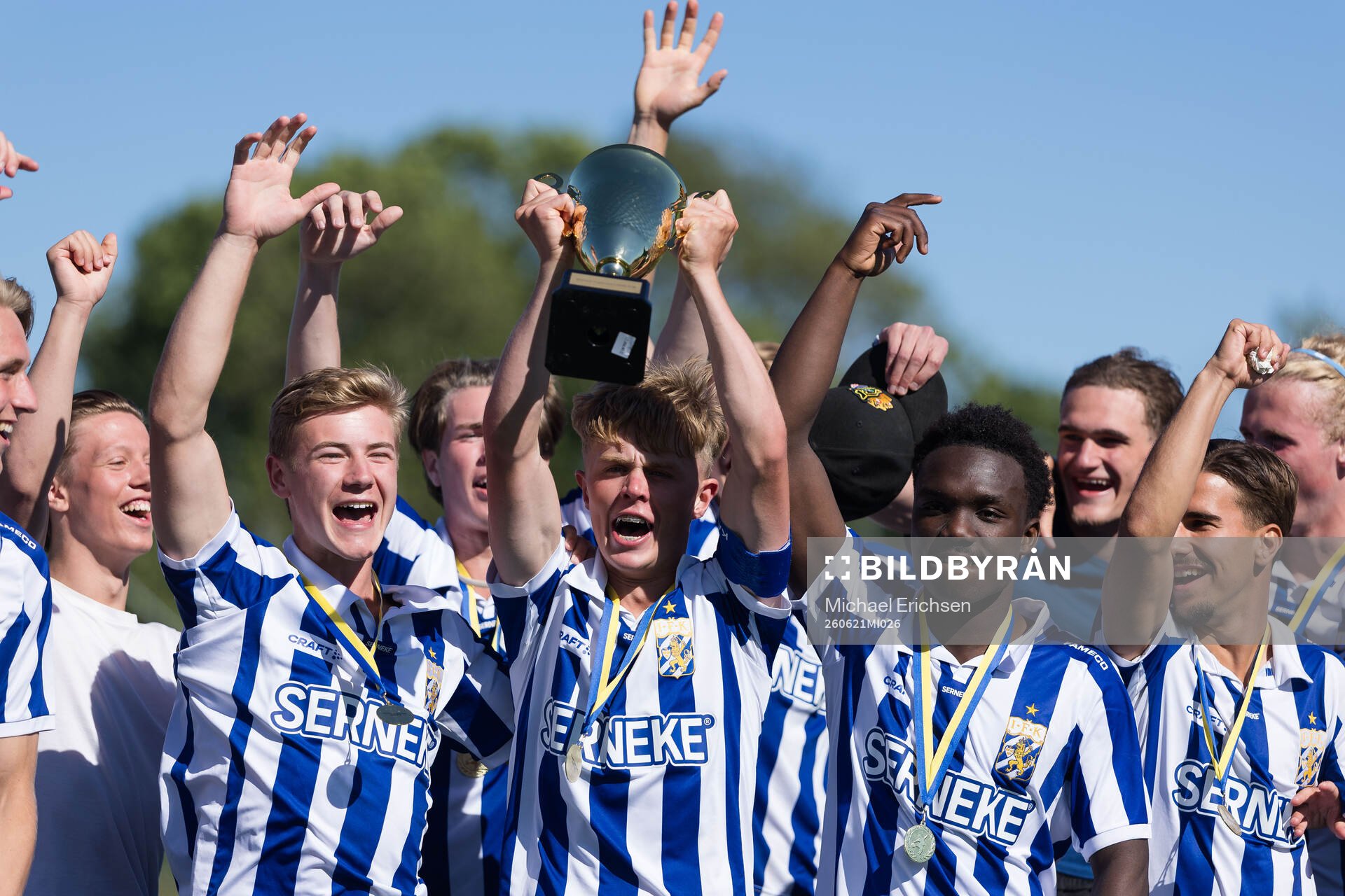 IFK Göteborgs Edvin Nordling jublar