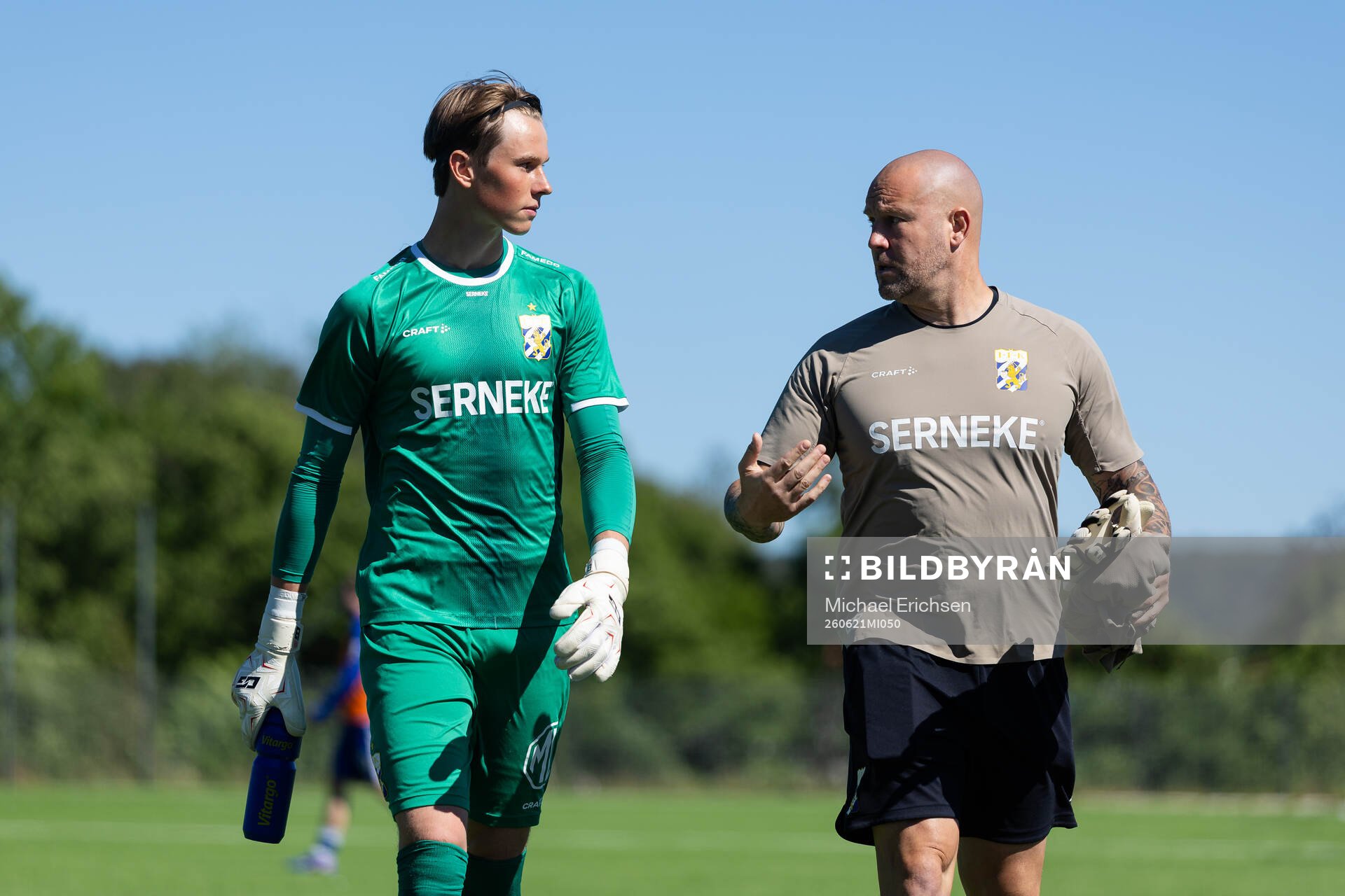 IFK Göteborgs målvakt Alexander Carlsson och