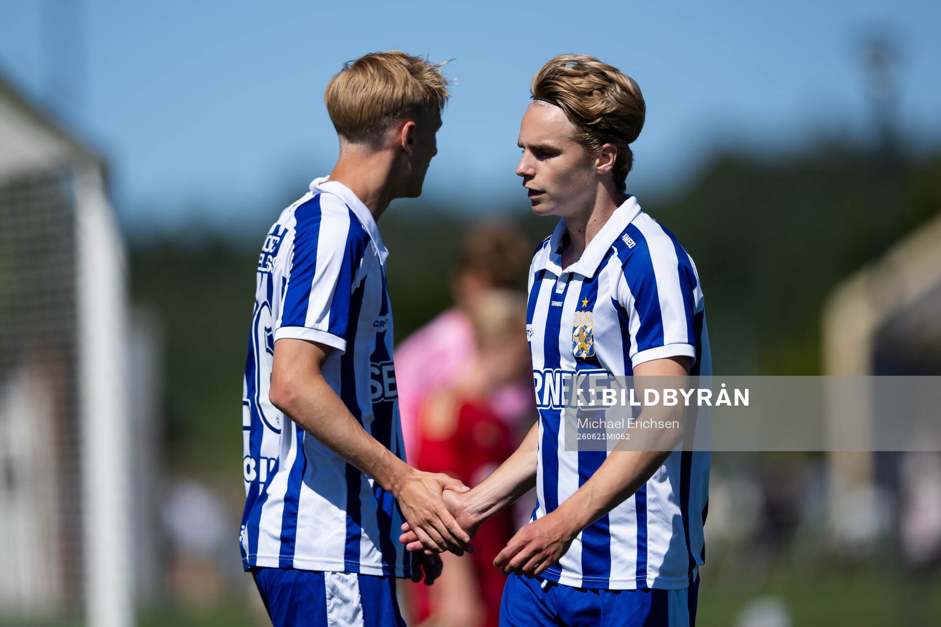 IFK Göteborgs Markus Kasemaa Jarl och Wilmer Henriksson